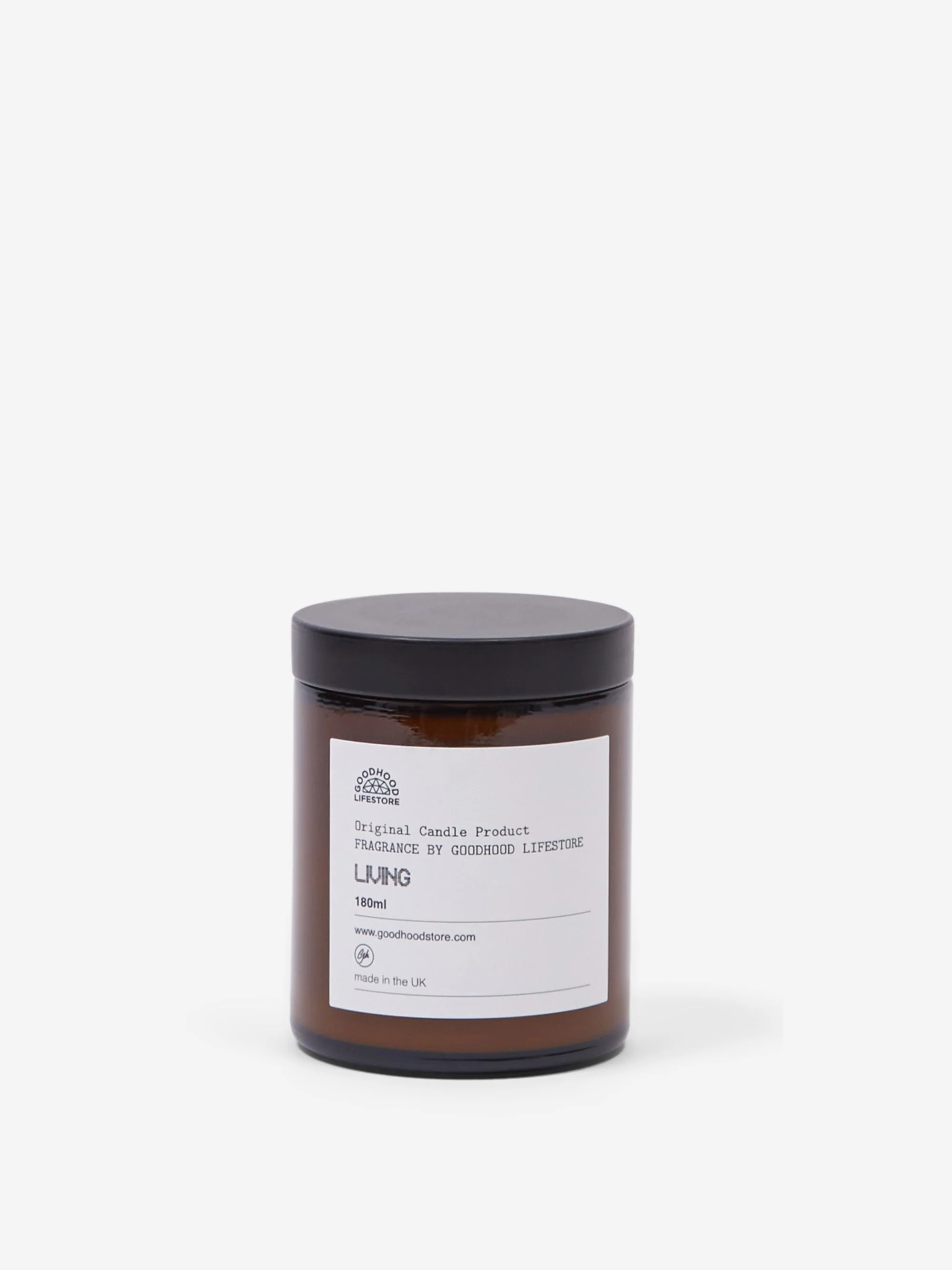 Goodhood Lifestore Hand Poured 180ml Scented Candle - LIVING