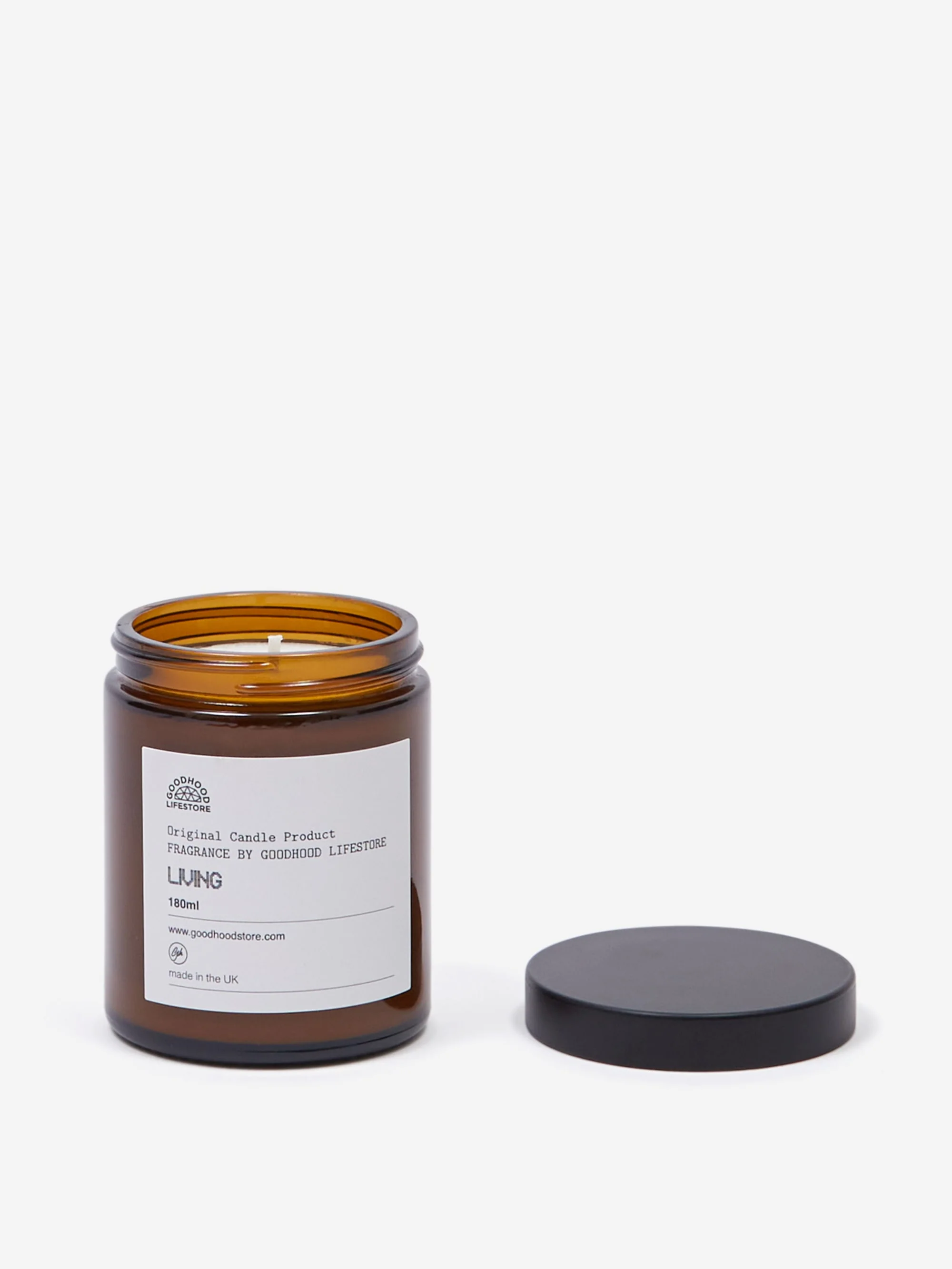 Goodhood Lifestore Hand Poured 180ml Scented Candle - LIVING - Image 2