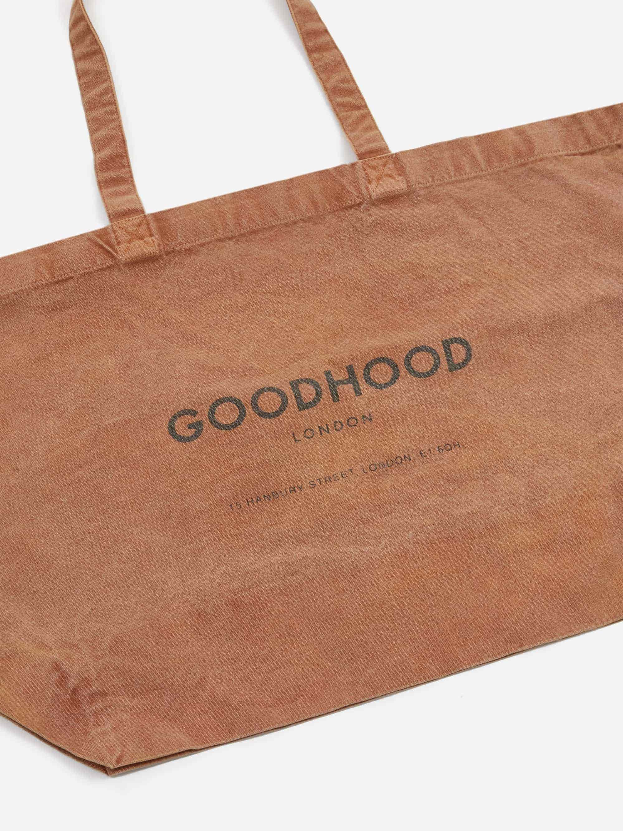 Goodhood London Tote Bag Large - Brown - Image 2