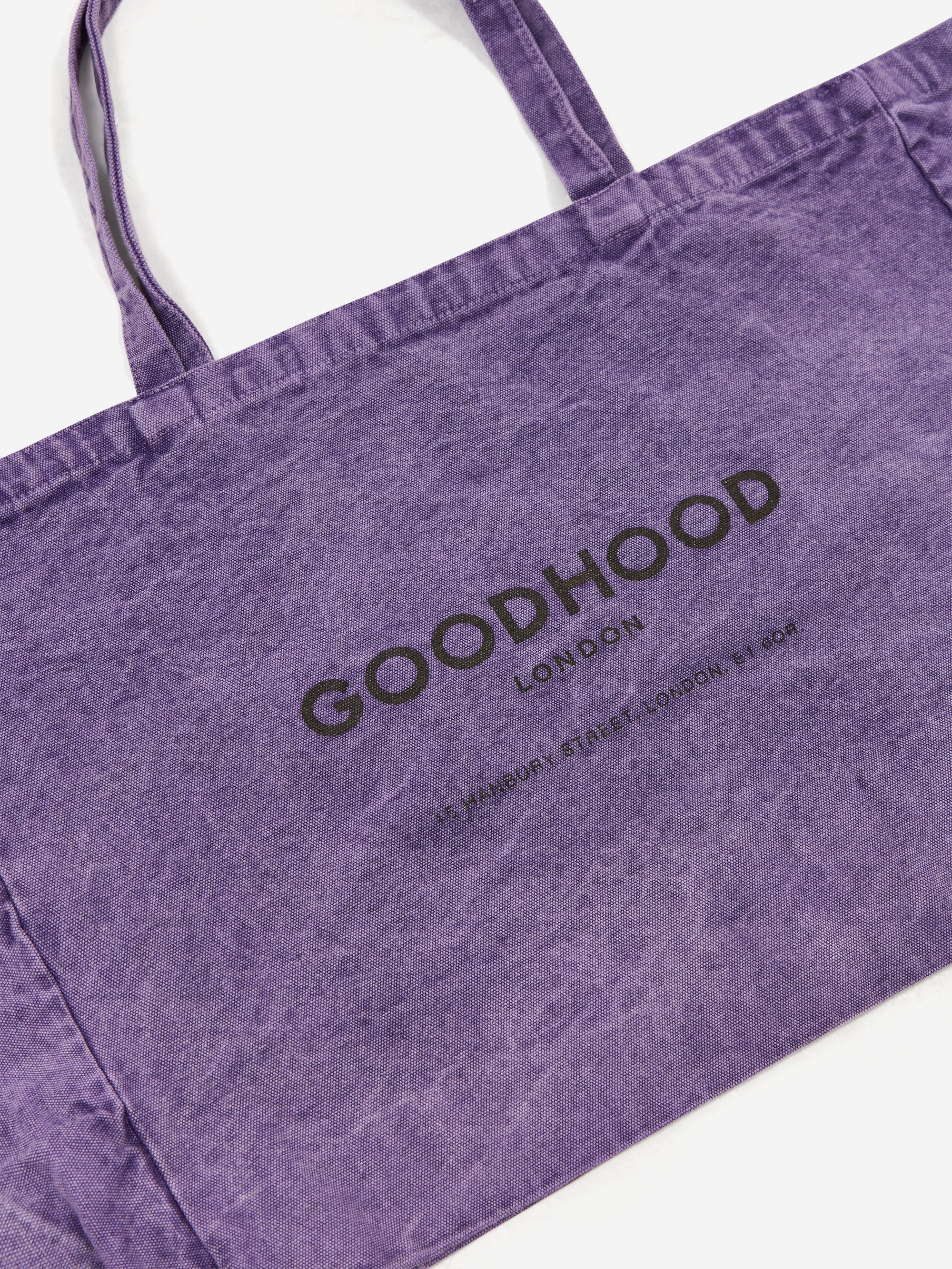 Goodhood London Tote Bag Large - Lilac - Image 2
