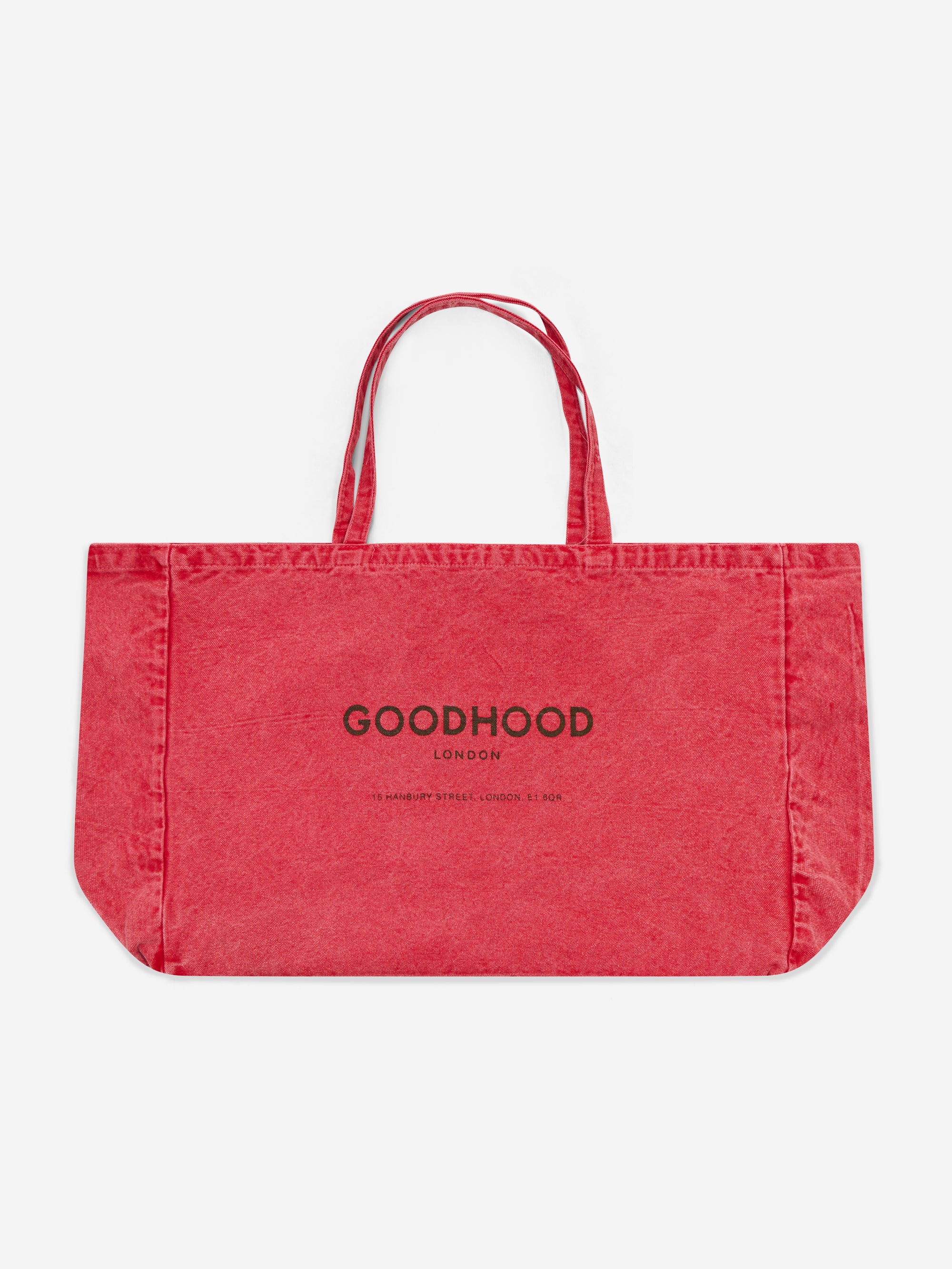 Goodhood London Tote Bag Large - Red