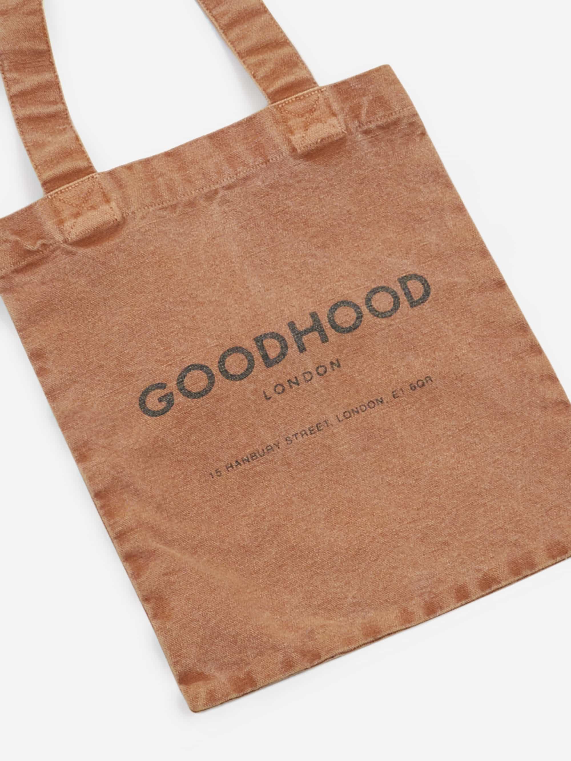Goodhood London Tote Bag Small - Brown - Image 2