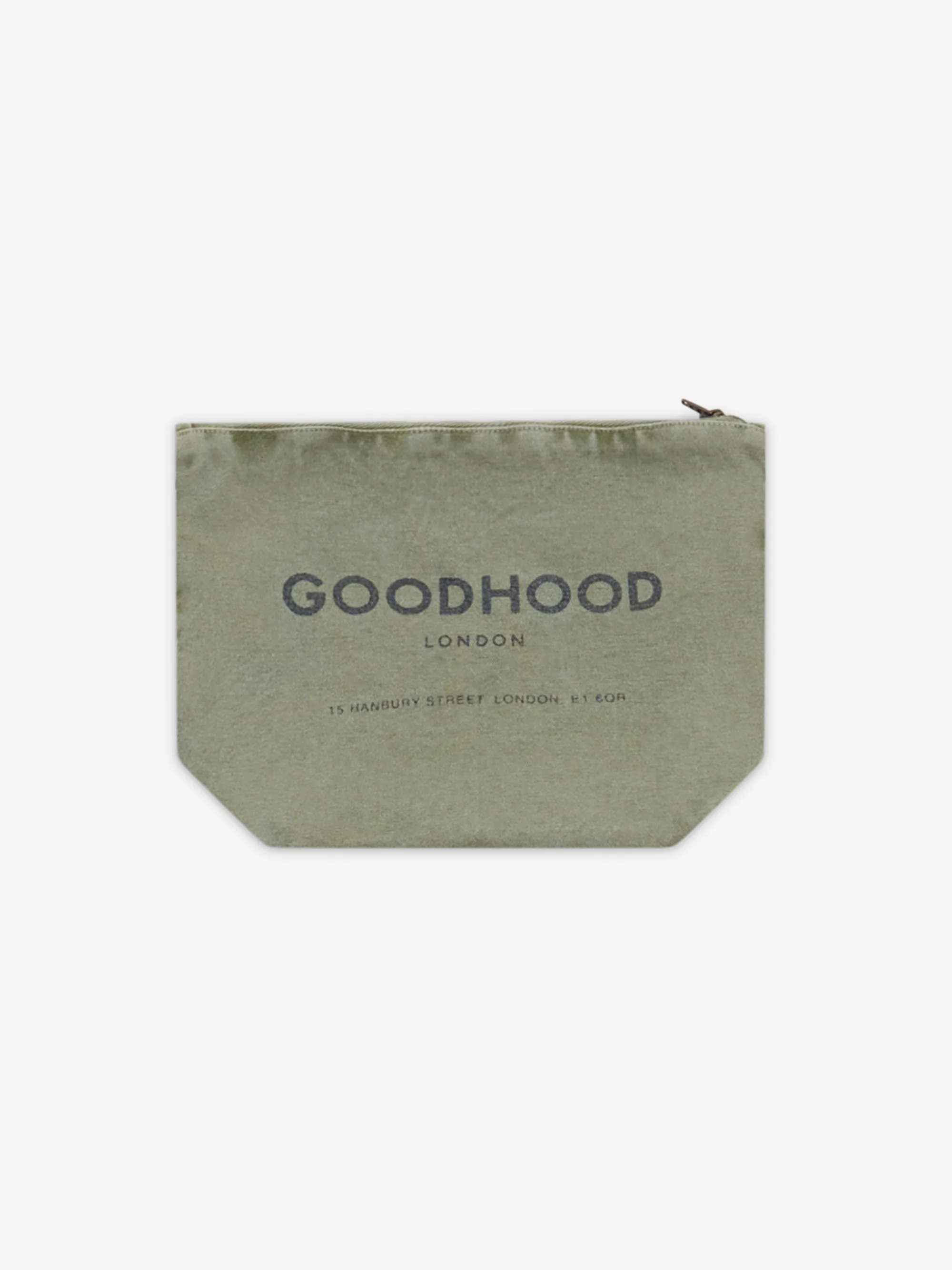 Goodhood London Zip Pouch - Olive