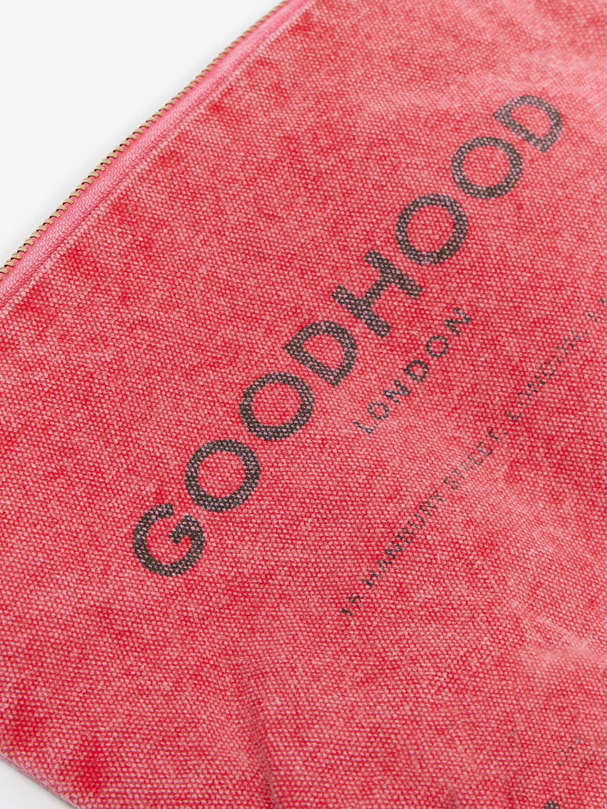 Goodhood London Zip Pouch - Red - Image 2