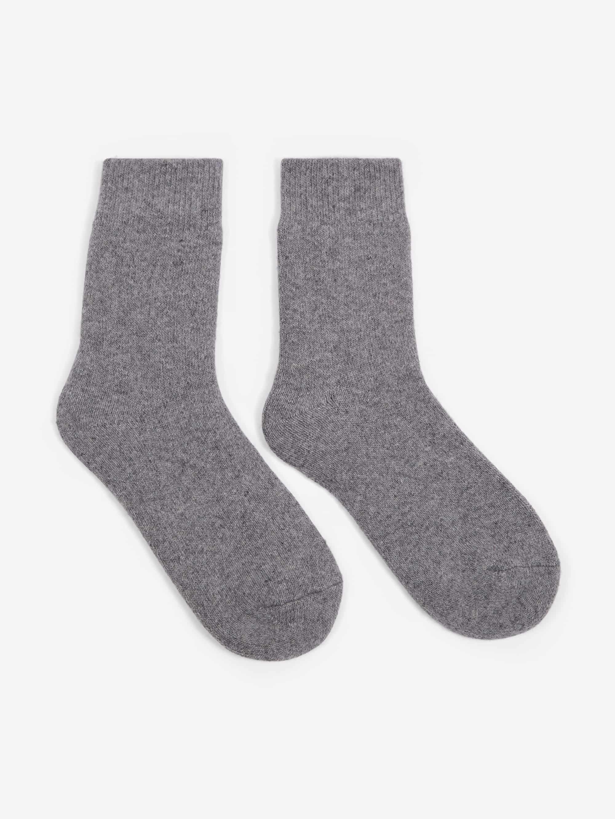 Goodhood Lifestore Medium Grey Wool Sock - Small/Medium
