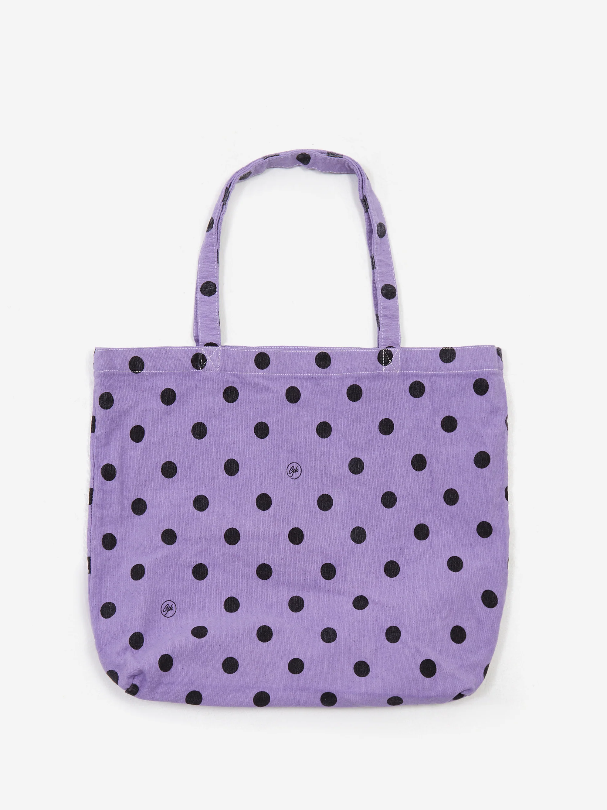 Goodhood London Medium Polka Dot Tote Bag - Lilac - Image 3