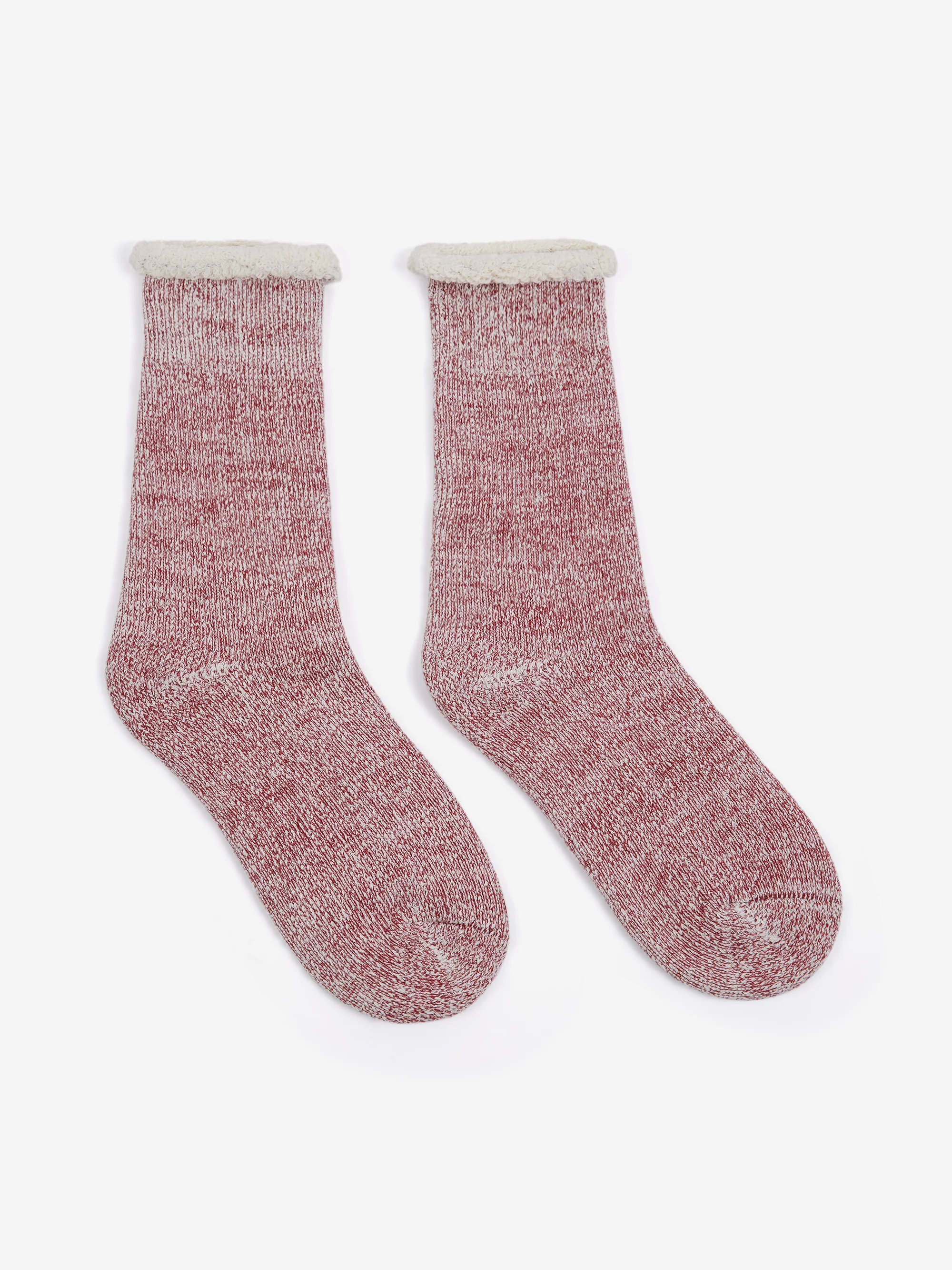 Goodhood Lifestore Red Double Faced Socks - Small/Medium