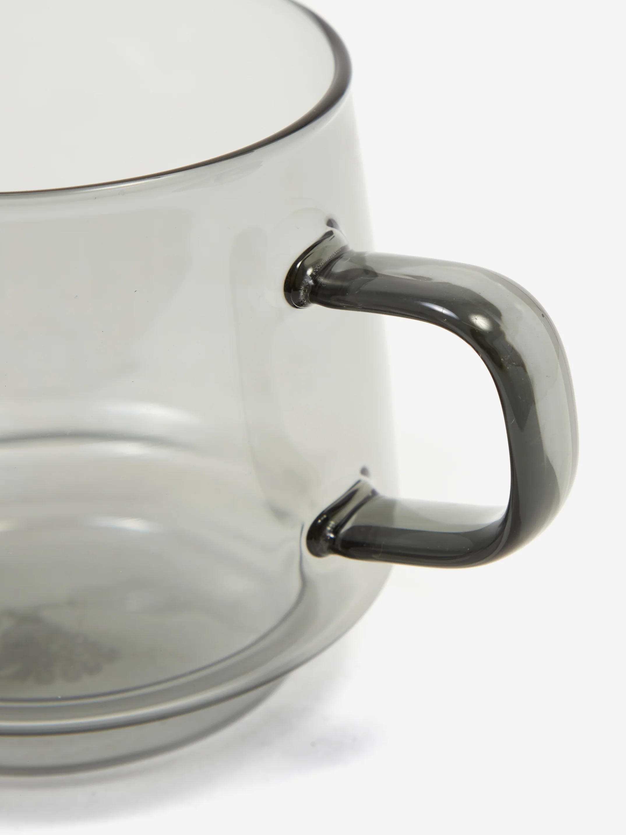 Goodhood Lifestore Retro Glass Mug - Dark Grey - Image 3