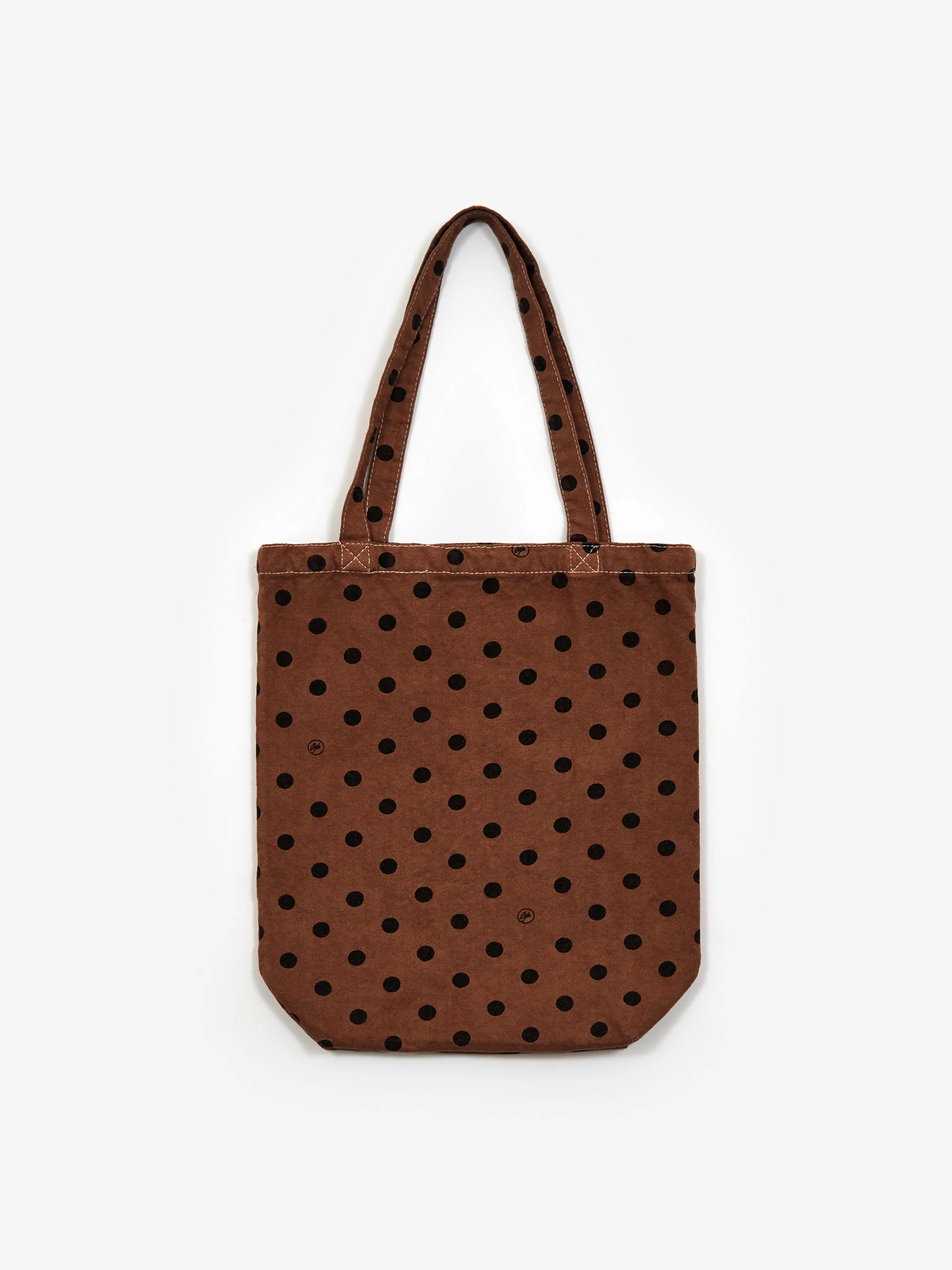 Goodhood London Small Polka Dot Tote Bag - Brown - Image 3