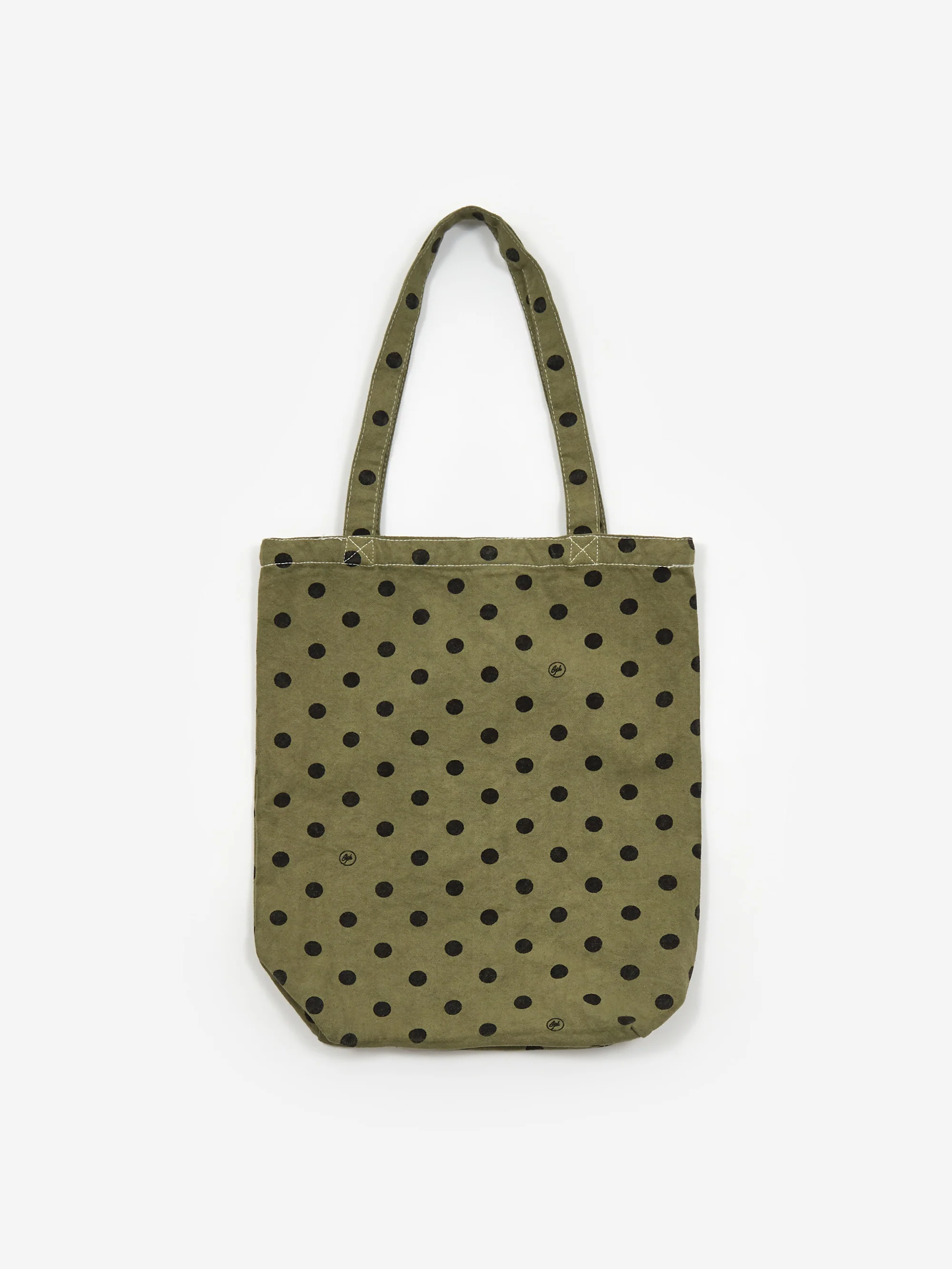 Goodhood Lifestore Small Polka Dot Tote Bag - Olive