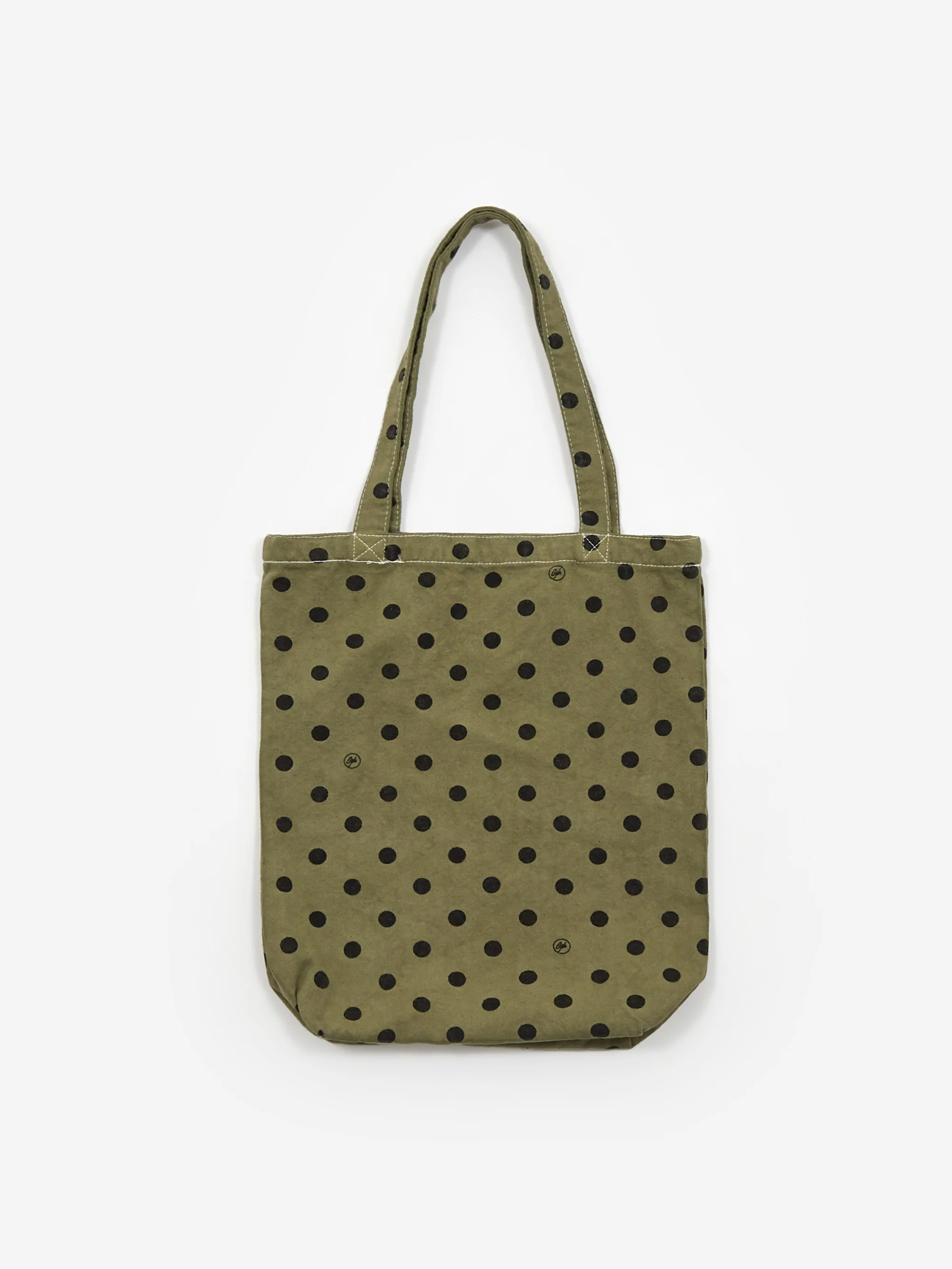 Goodhood Lifestore Small Polka Dot Tote Bag - Olive - Image 3