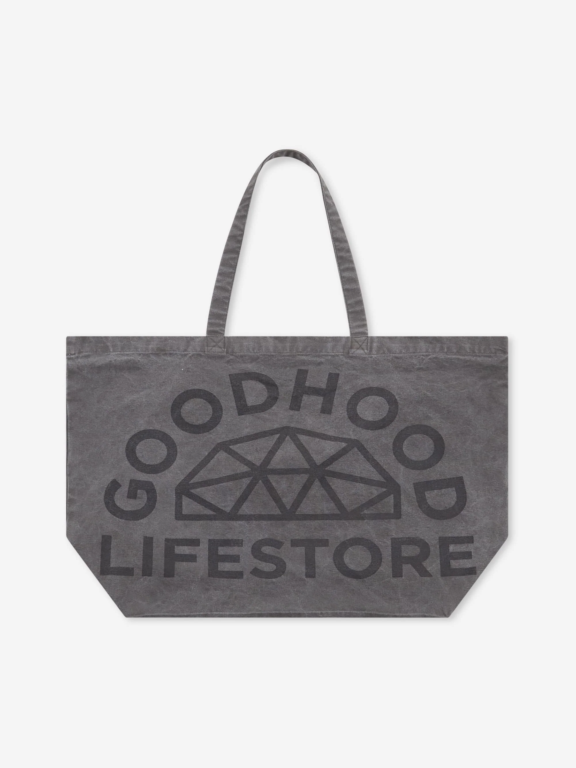 Goodhood Lifestore Tote Bag Large - Washed Black