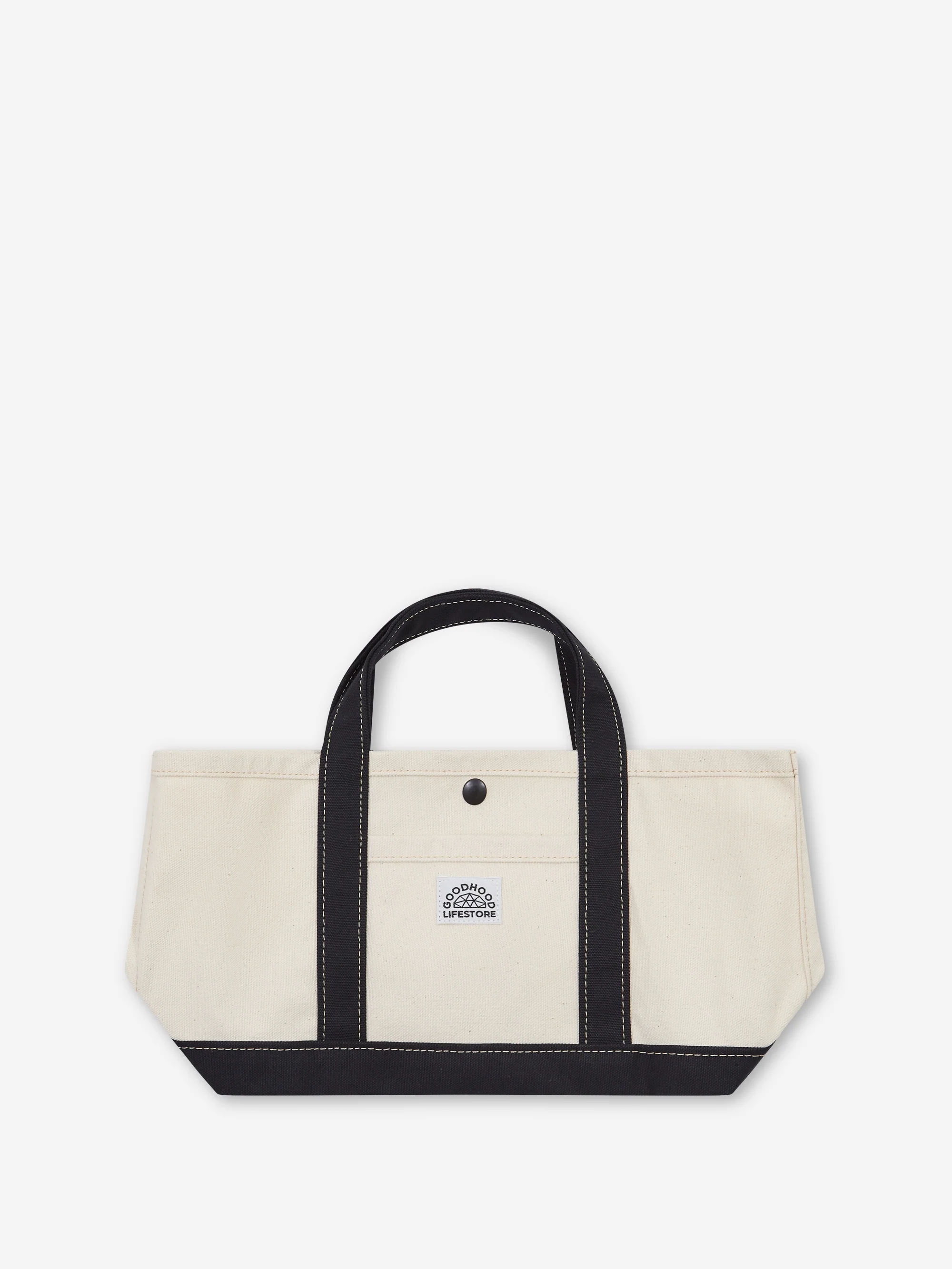 Goodhood Lifestore Worker Tote Bag Made In Japan - Small - Ecru/Black