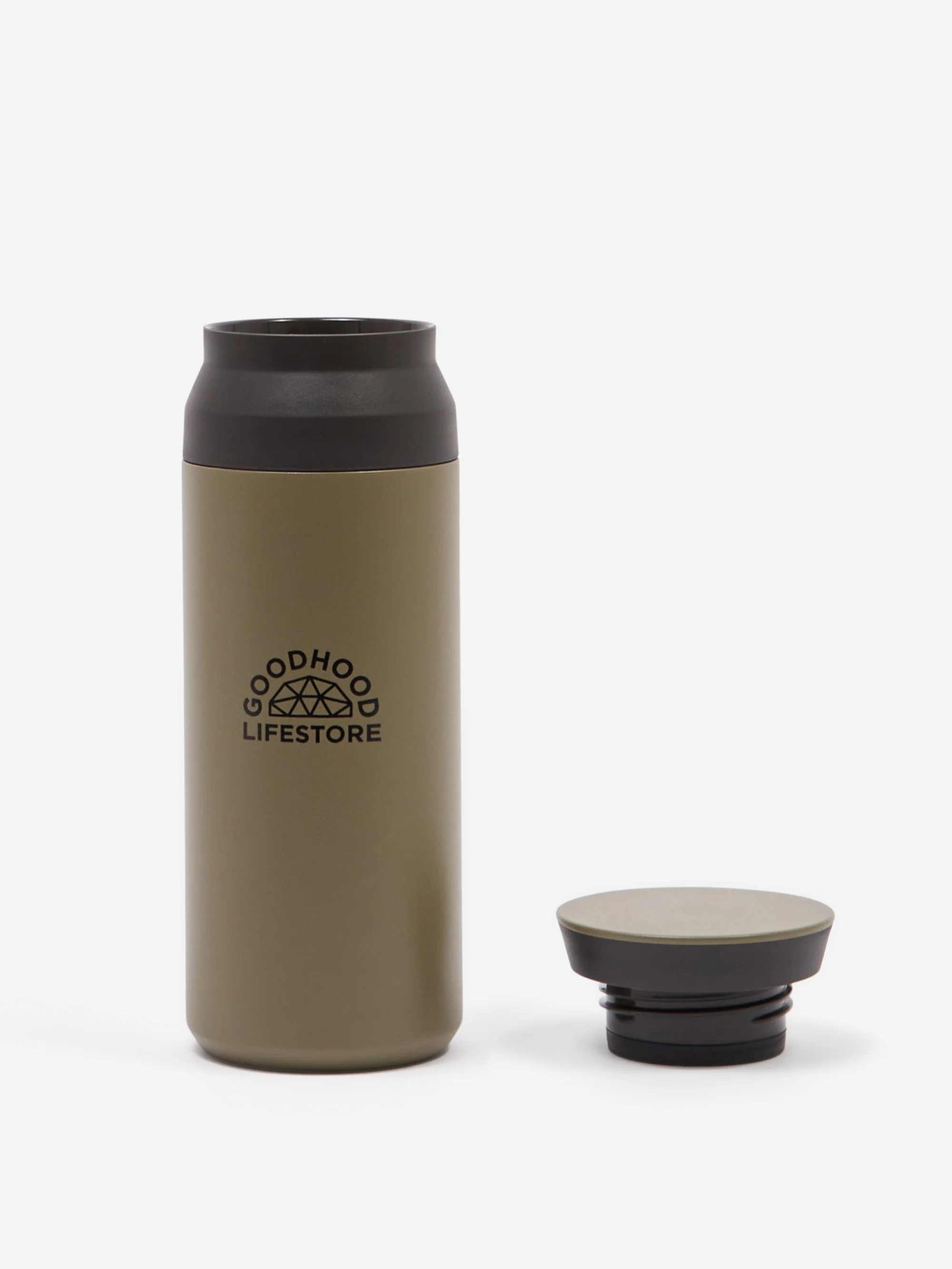 Goodhood Lifestore x KINTO Travel Tumbler 500ml - Olive