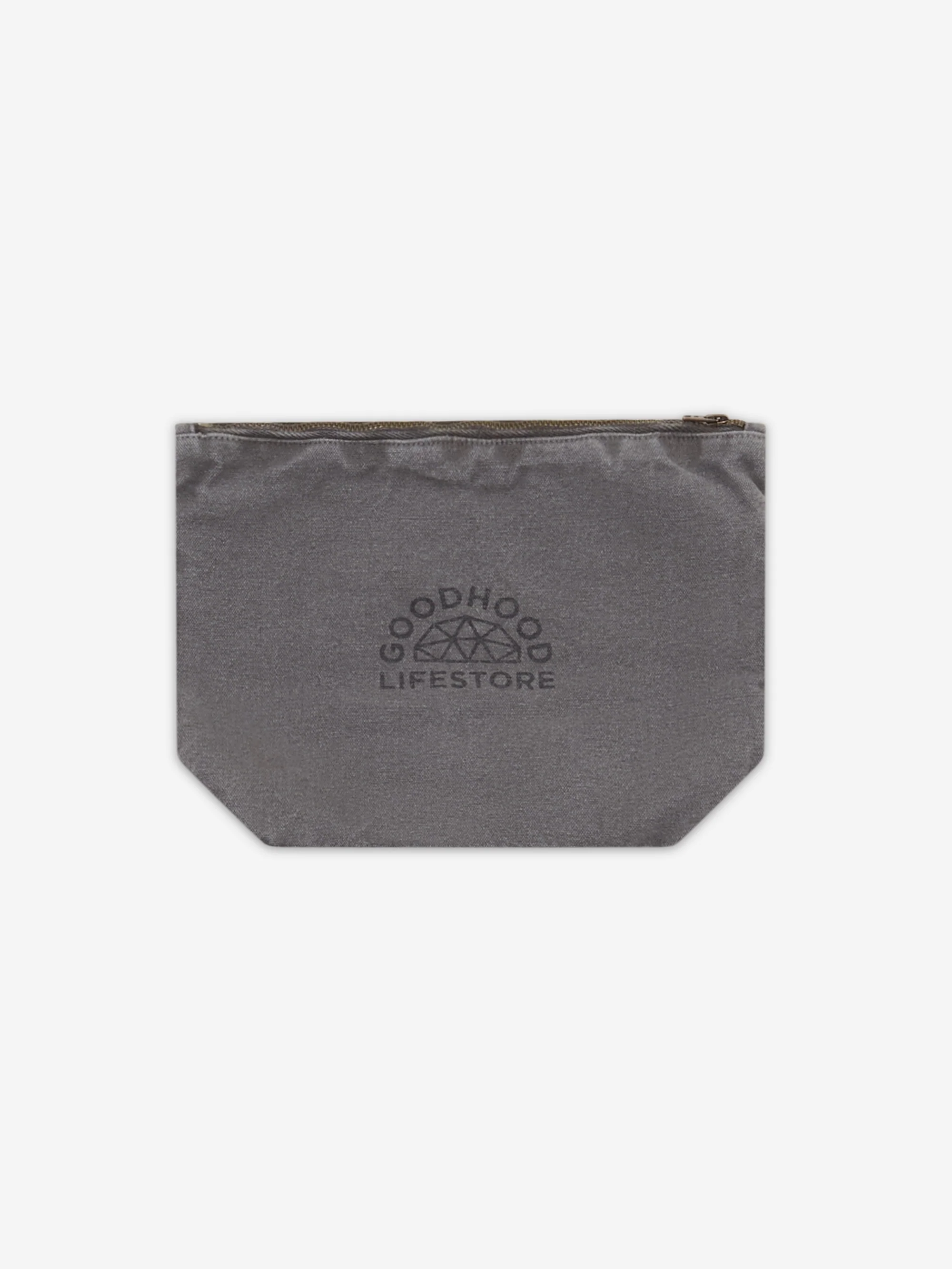 Goodhood Lifestore Zip Pouch - Washed Black