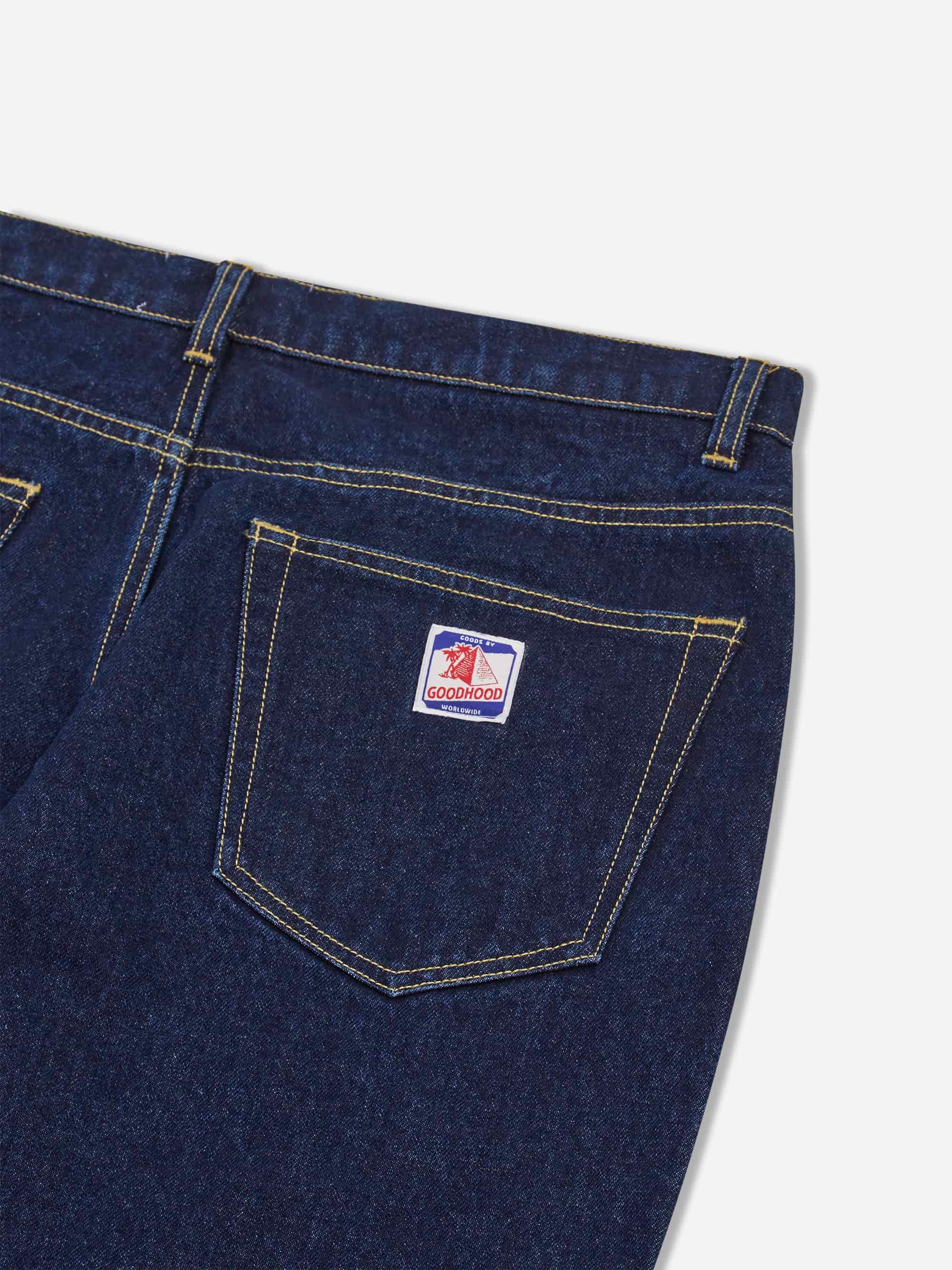 Goodhood Worldwide 5 Pocket Jeans - Rinse Wash - Image 6
