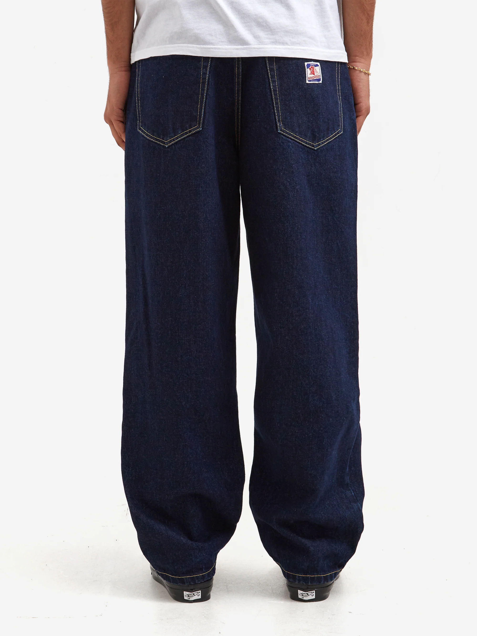 Goodhood Worldwide 5 Pocket Jeans - Rinse Wash - Image 8