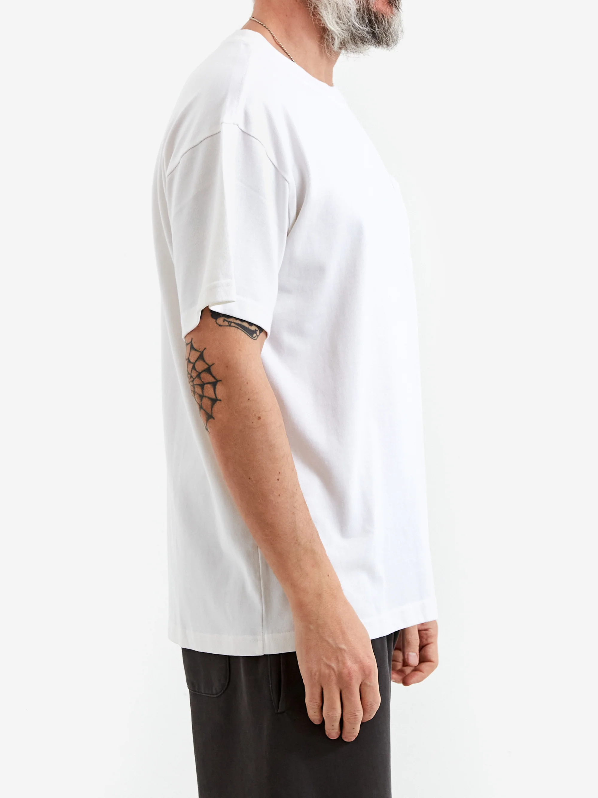 Goodhood Worldwide Basic Pocket Micro Print T-Shirt - White - Image 4