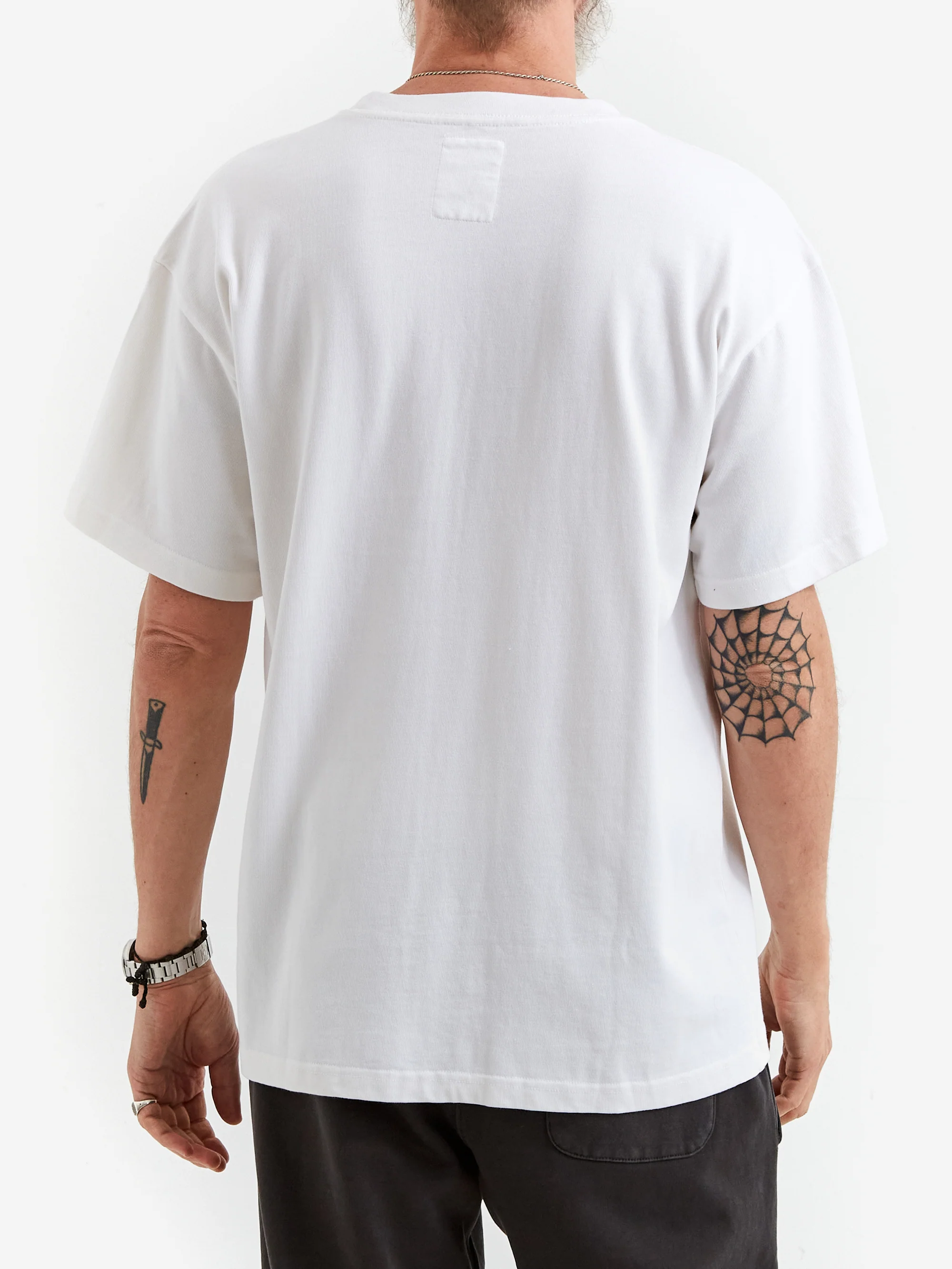 Goodhood Worldwide Basic Pocket Micro Print T-Shirt - White - Image 5