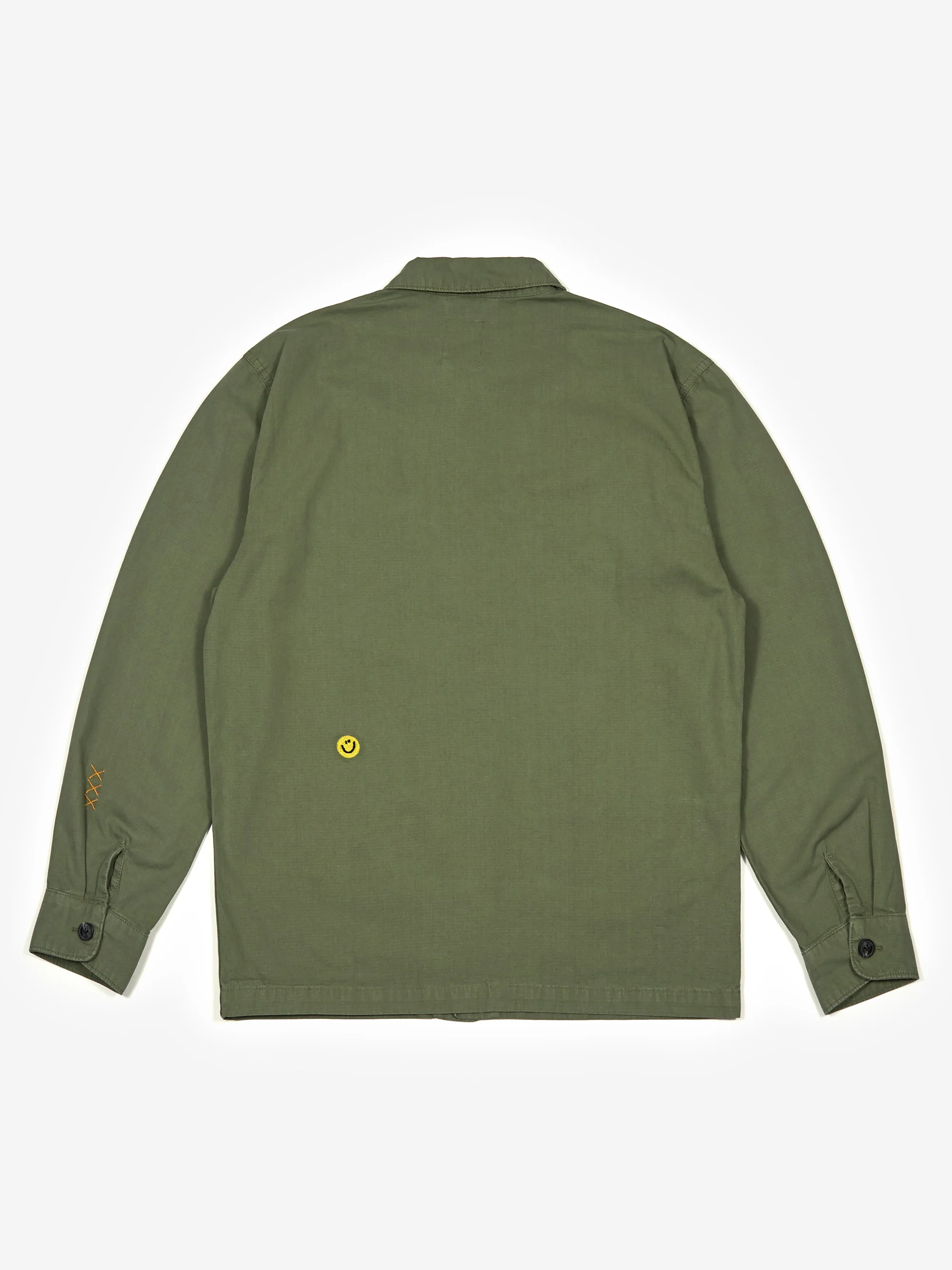 Goodhood Worldwide BDU Double Pocket Shirt - Olive - Image 12