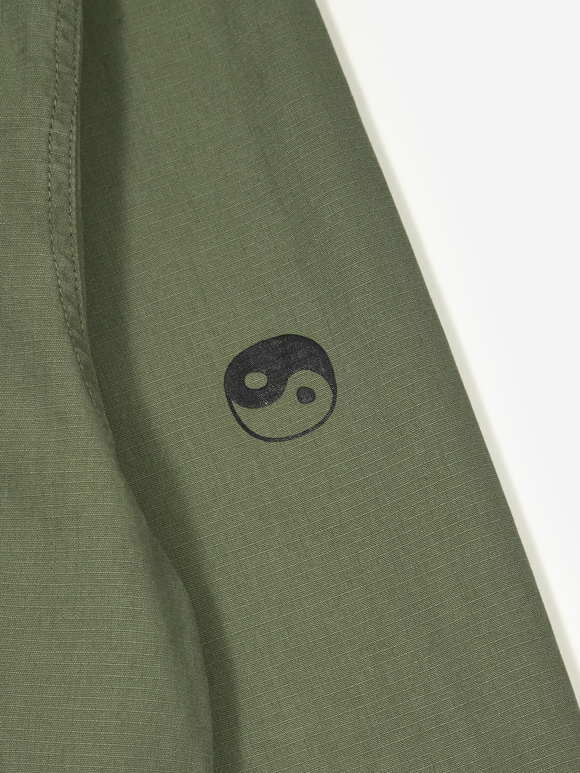 Goodhood Worldwide BDU Double Pocket Shirt - Olive - Image 7