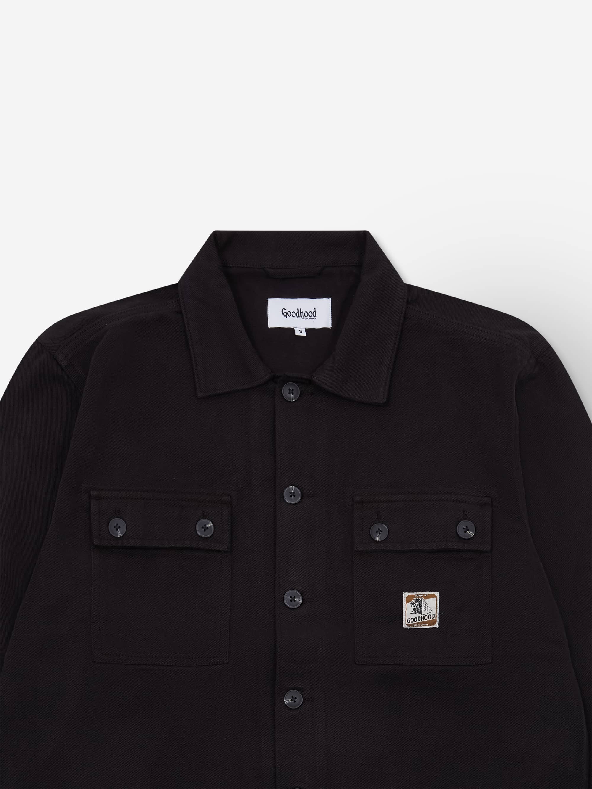 Goodhood Worldwide BDU Overshirt - Black - Image 3