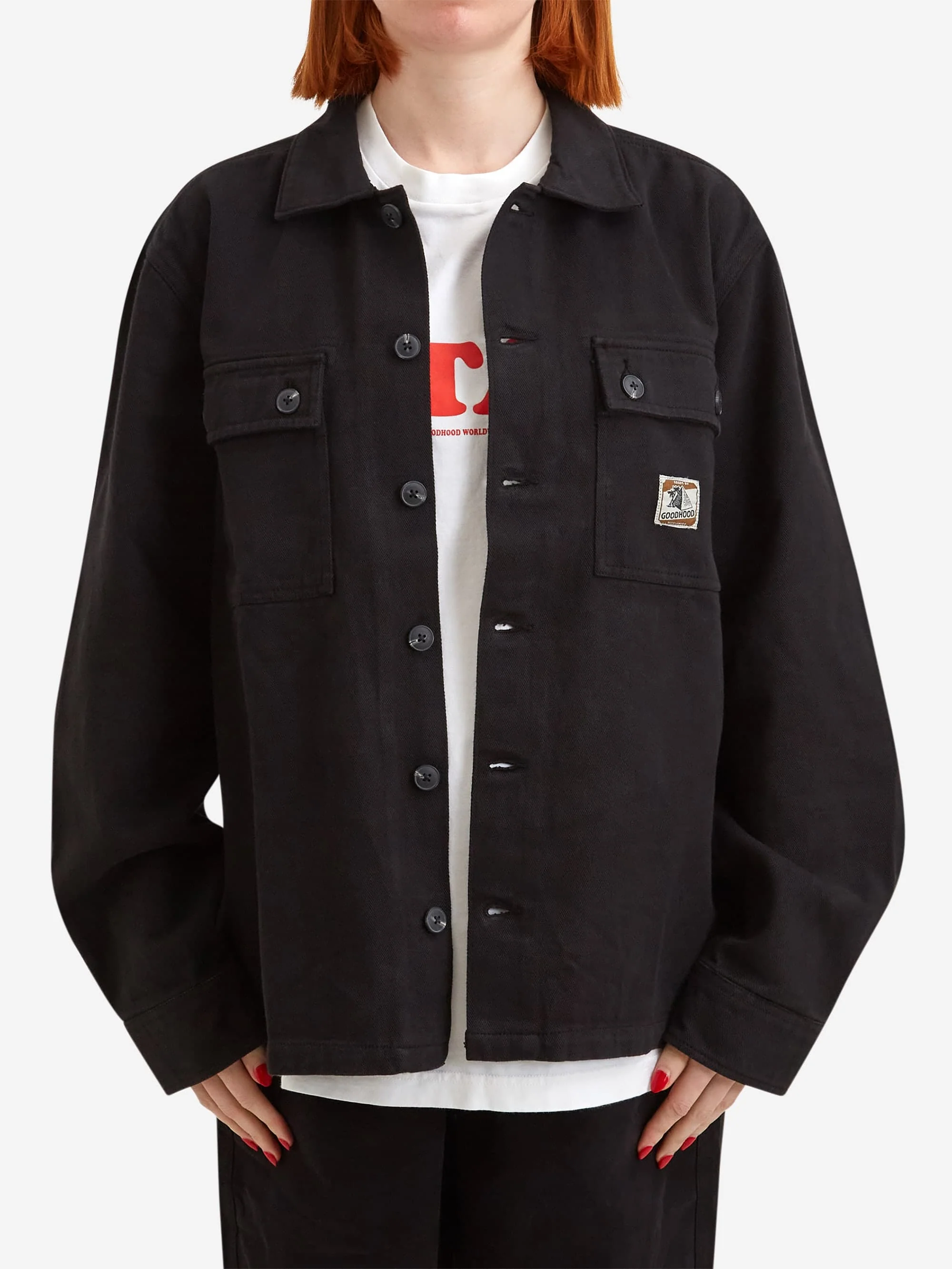 Goodhood Worldwide BDU Overshirt - Black - Image 5