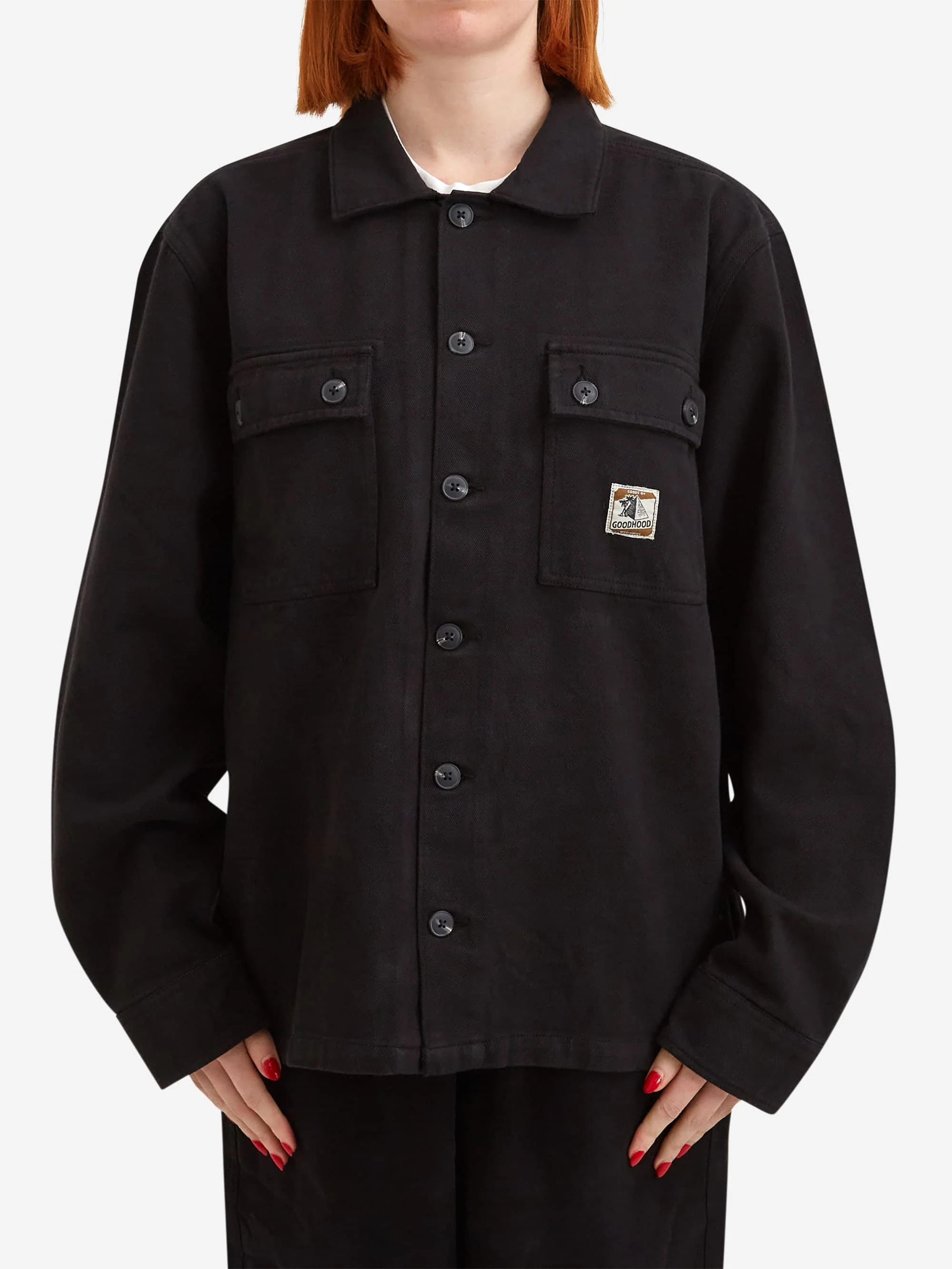 Goodhood Worldwide BDU Overshirt - Black - Image 6