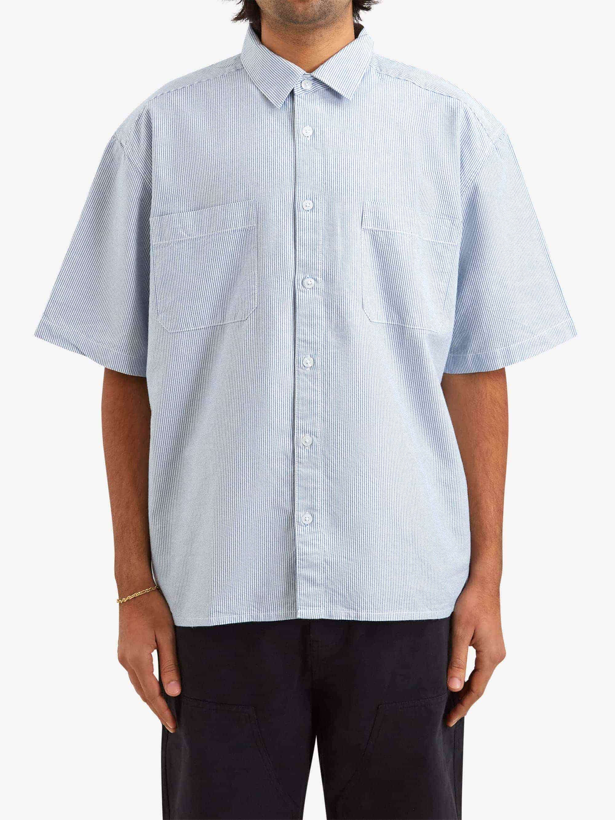 Goodhood Worldwide Work Shirt - Striped - Image 2
