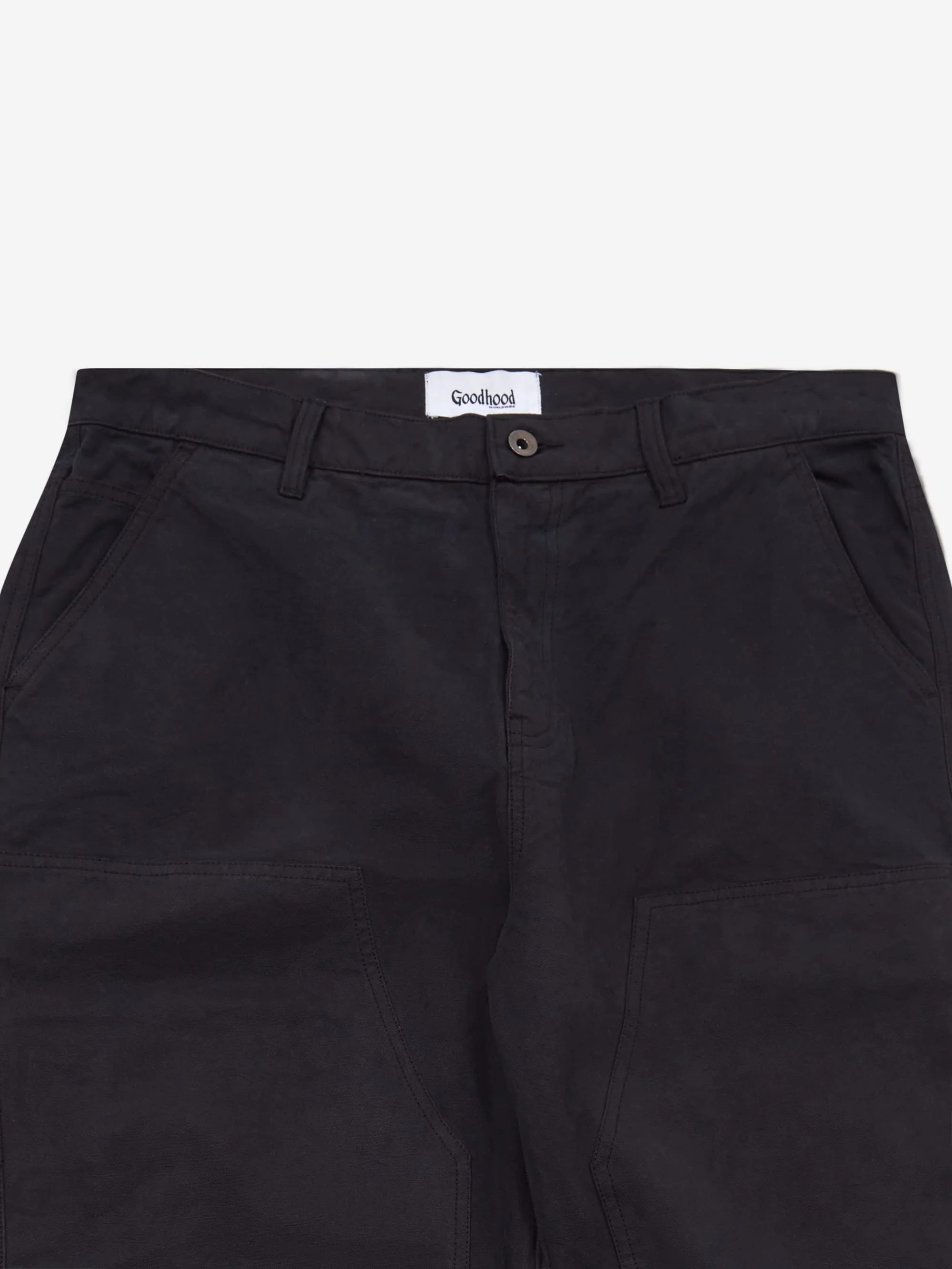 Goodhood Worldwide Carpenter Pant - Black - Image 3