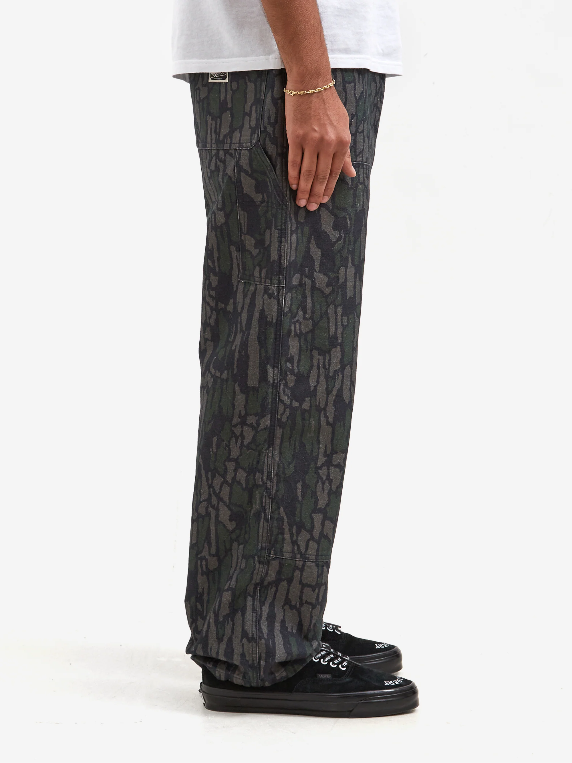 Goodhood Worldwide Carpenter Pant - Camo - Image 7
