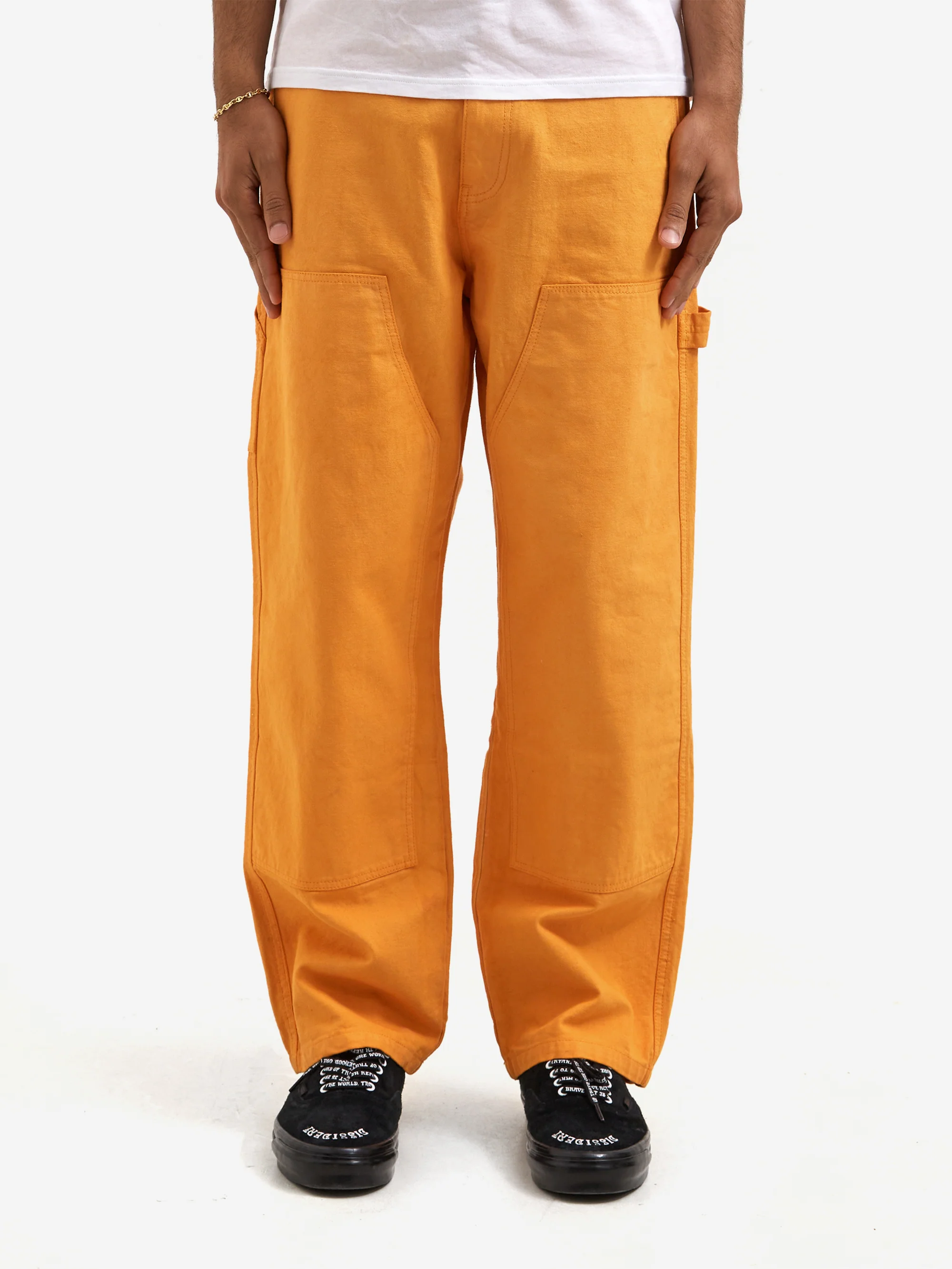 Goodhood Worldwide Carpenter Pant - Faded Orange - Image 2