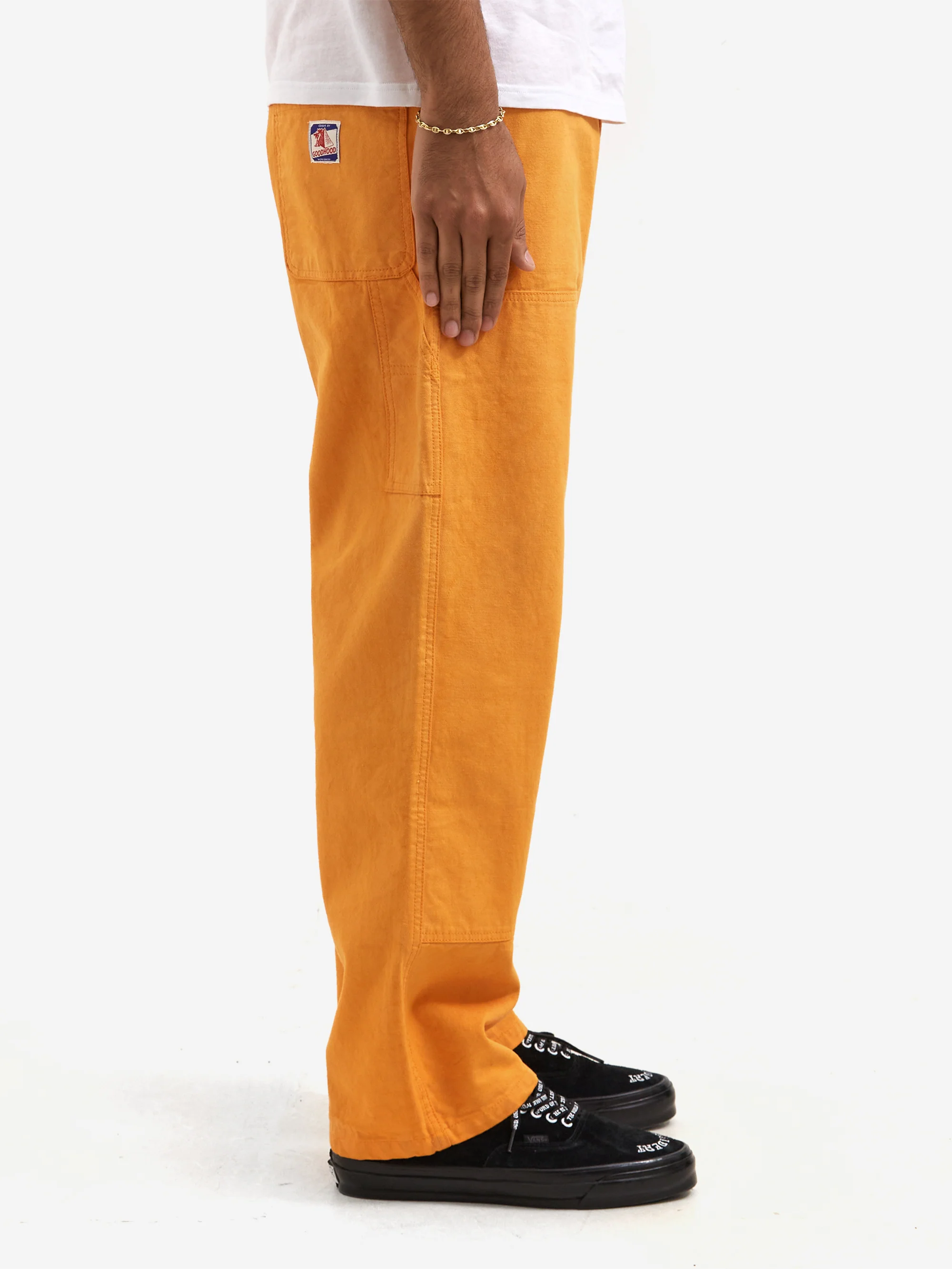 Goodhood Worldwide Carpenter Pant - Faded Orange - Image 7