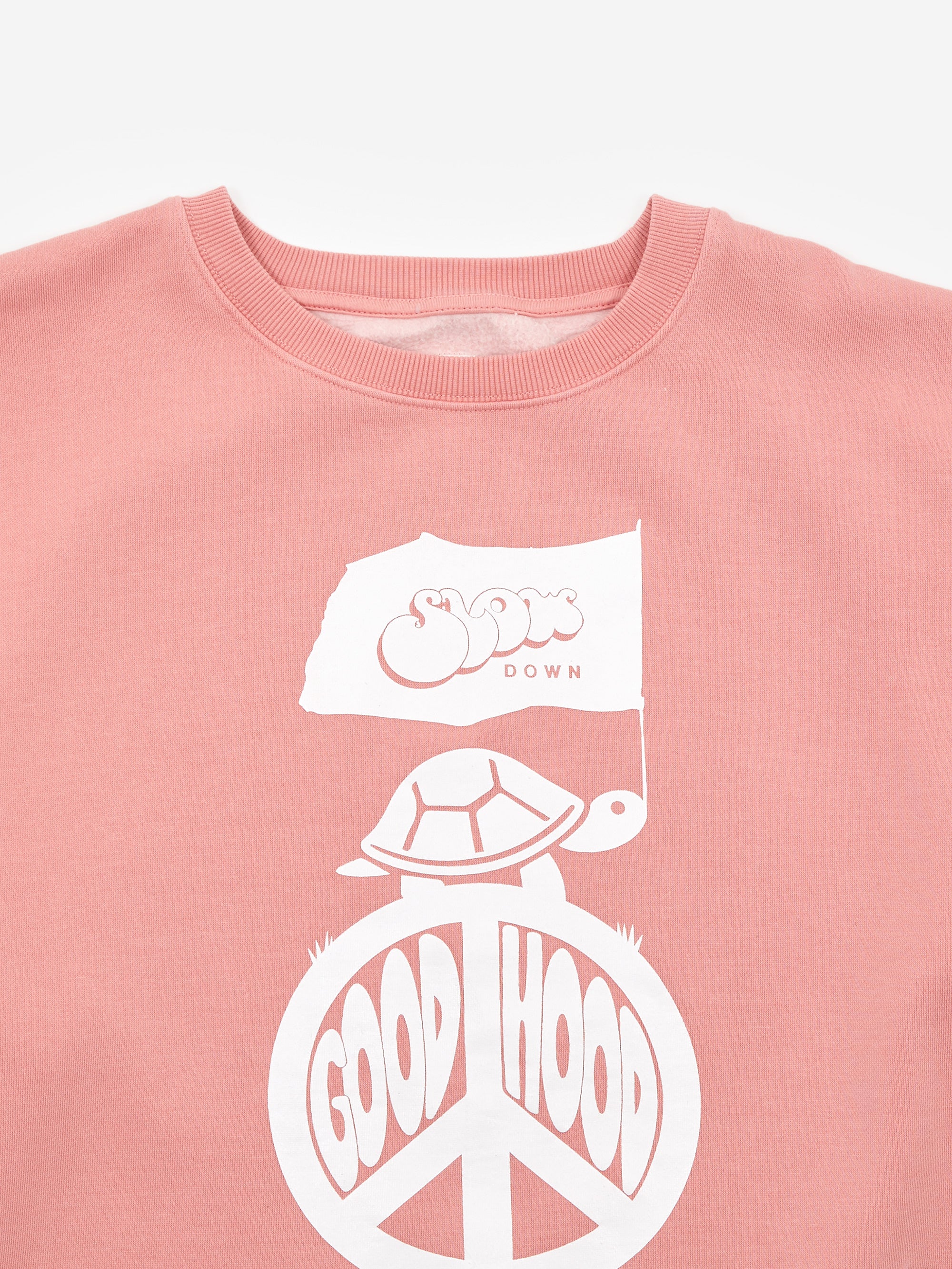 Goodhood Worldwide CND Crew Sweat - Pink - Image 3