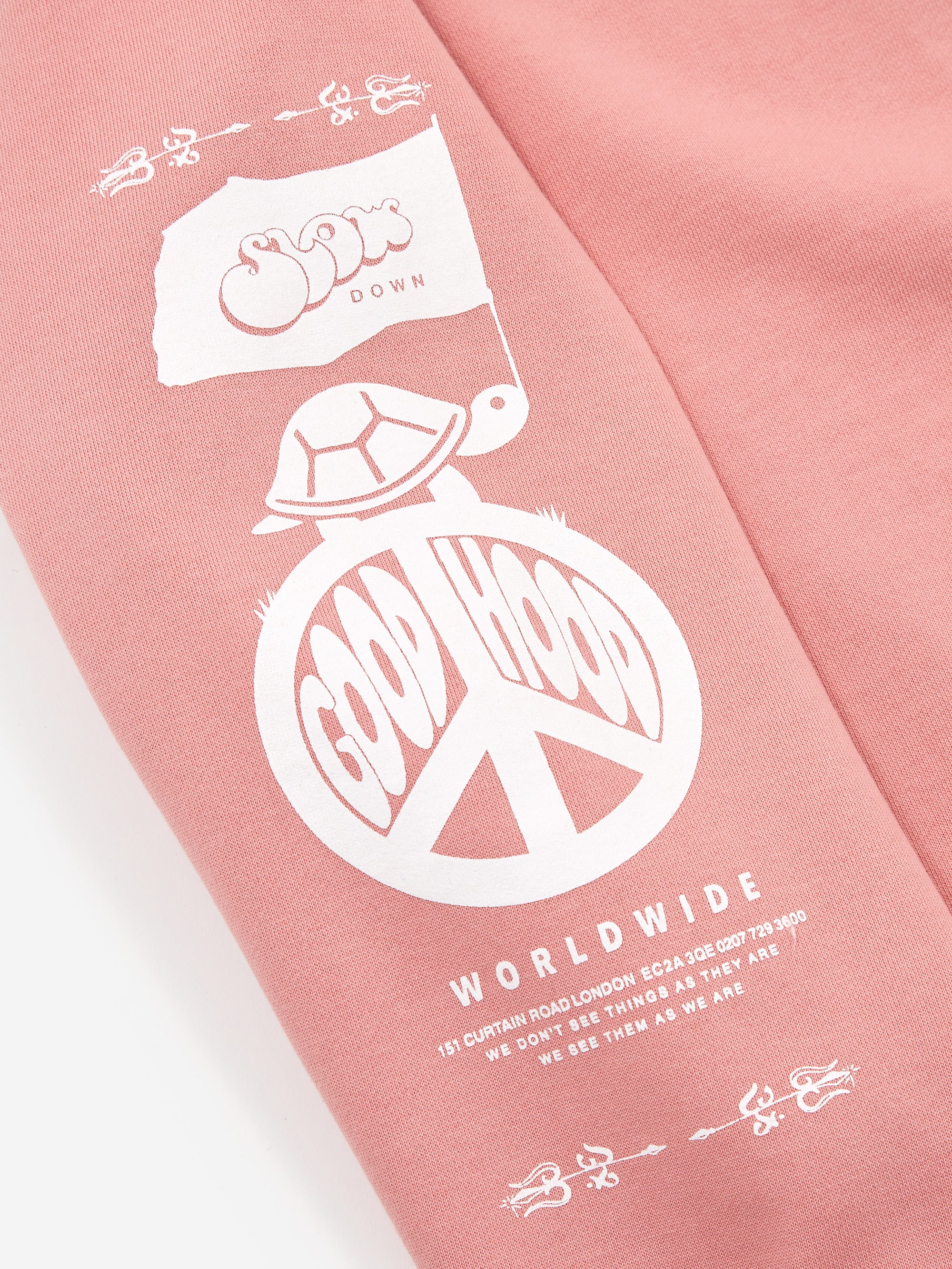 Goodhood Worldwide CND Crew Sweat - Pink - Image 7