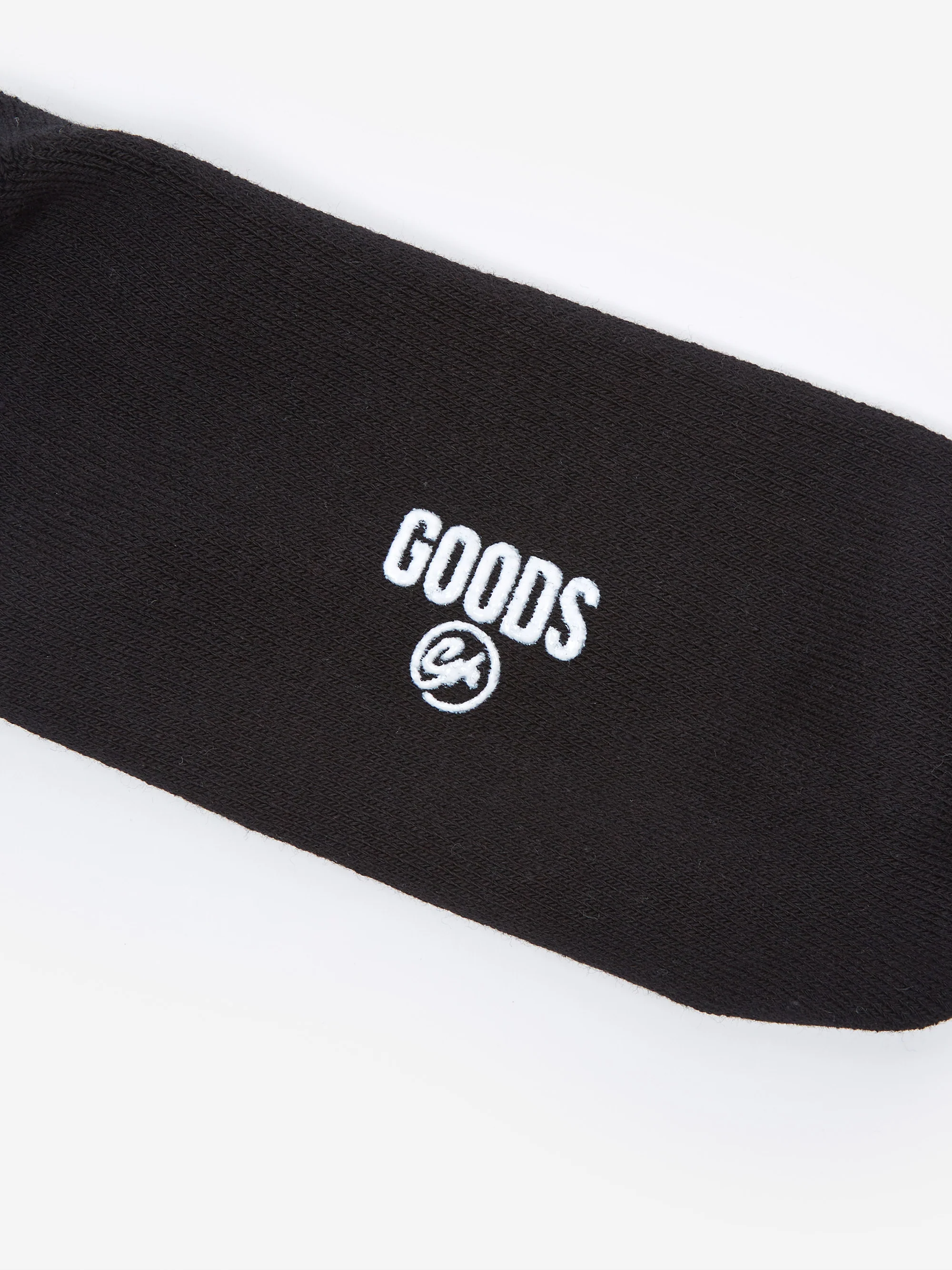 Goodhood Worldwide Classic Stripe Sock 2.0 - Black/Grey/White Stripe - Image 3