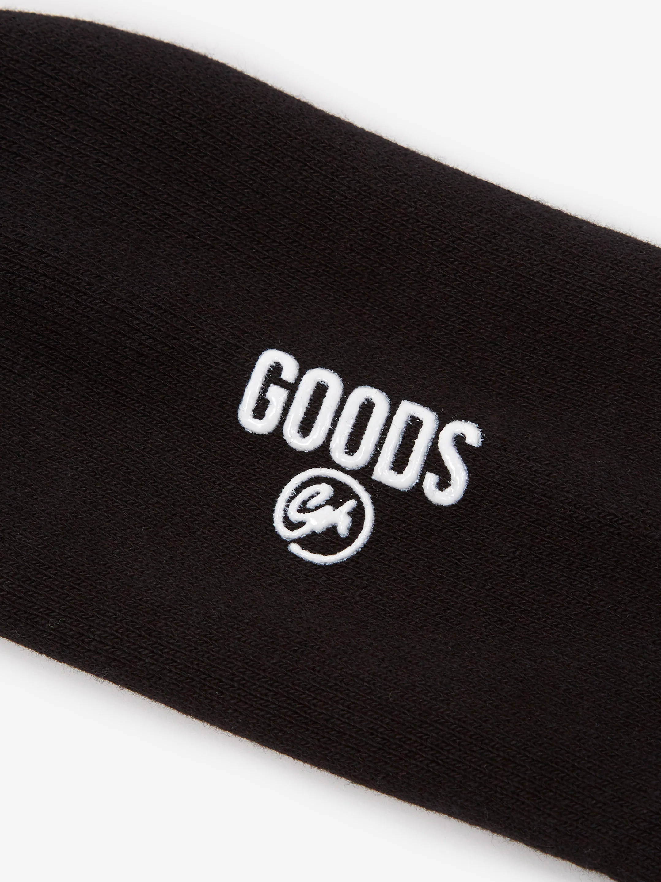 Goodhood Worldwide Classic Stripe Sock - Black/White Stripe - Image 3