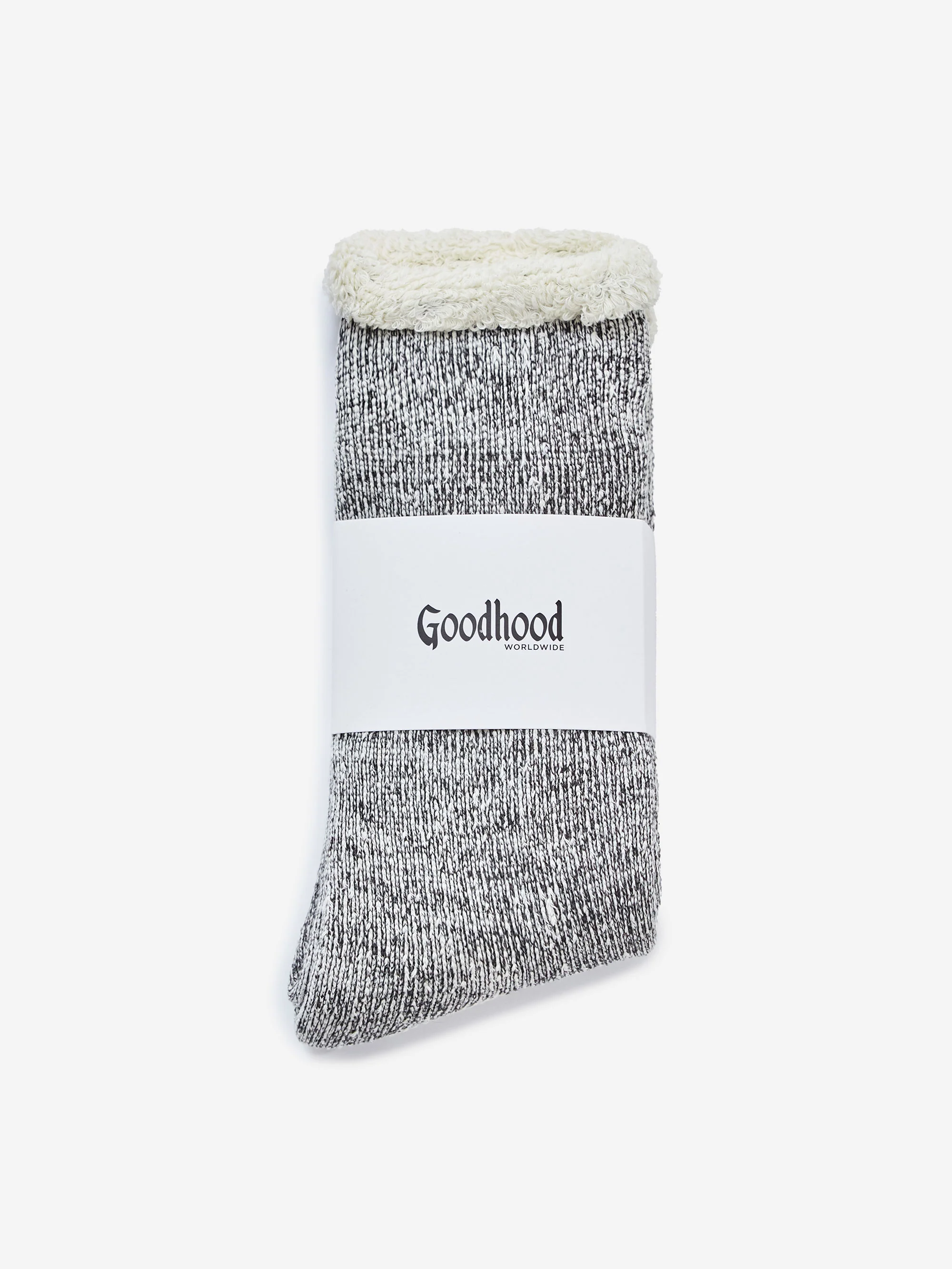 Goodhood Worldwide Double Faced Sock - Dark Grey - Image 2