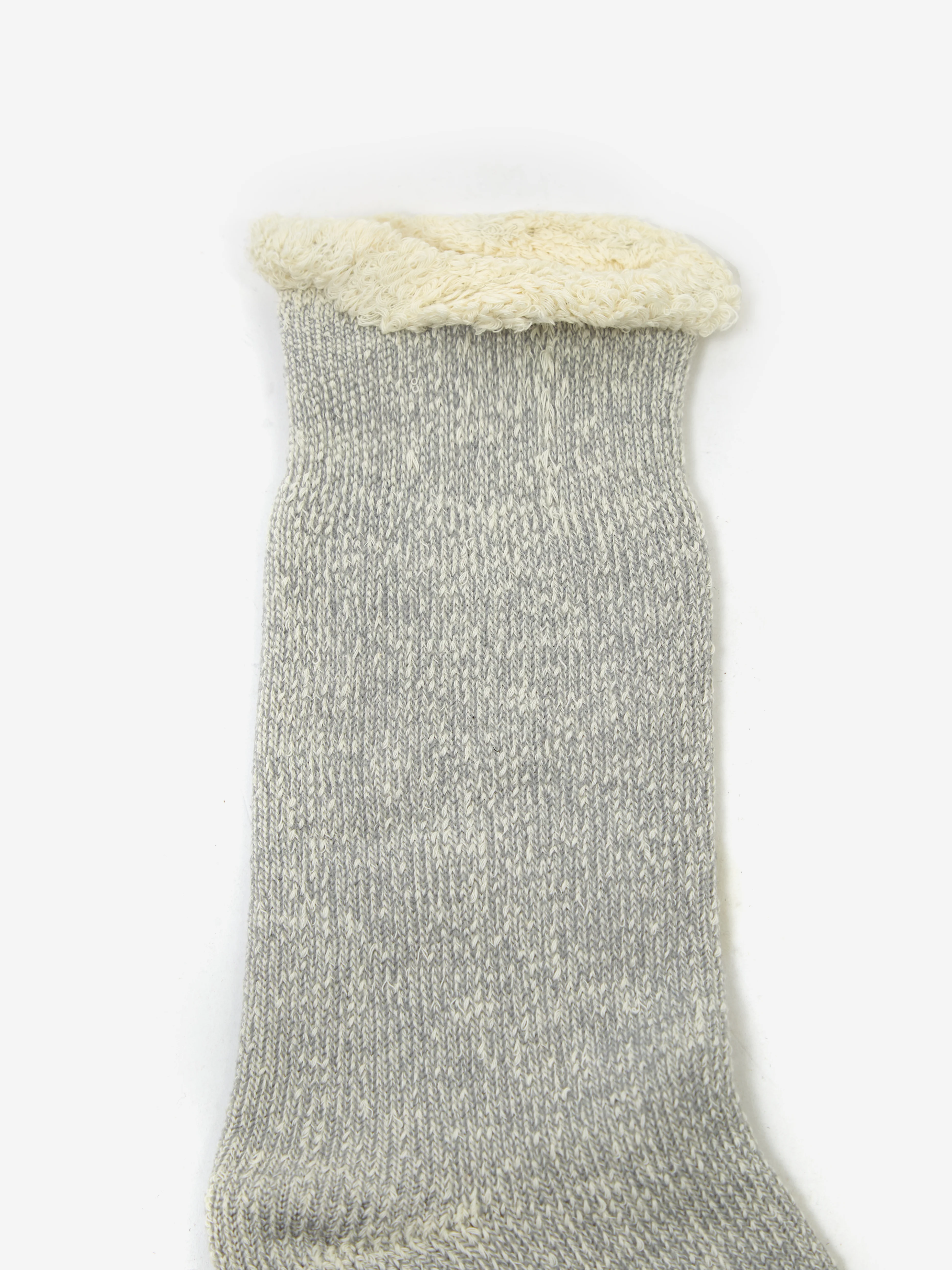 Goodhood Worldwide Double Faced Sock - Light Grey - Image 3