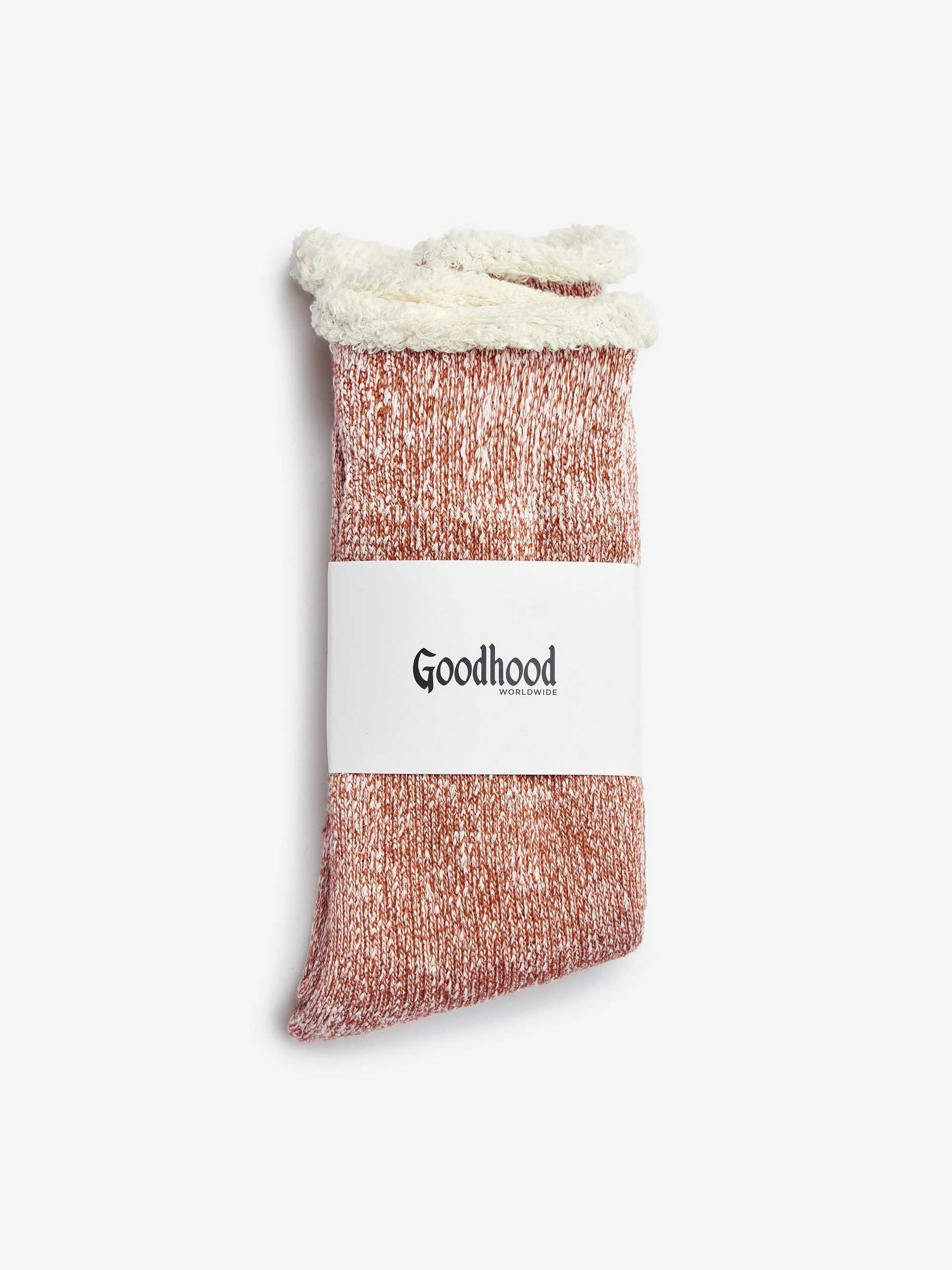 Goodhood Worldwide Double Faced Sock - Orange - Image 2