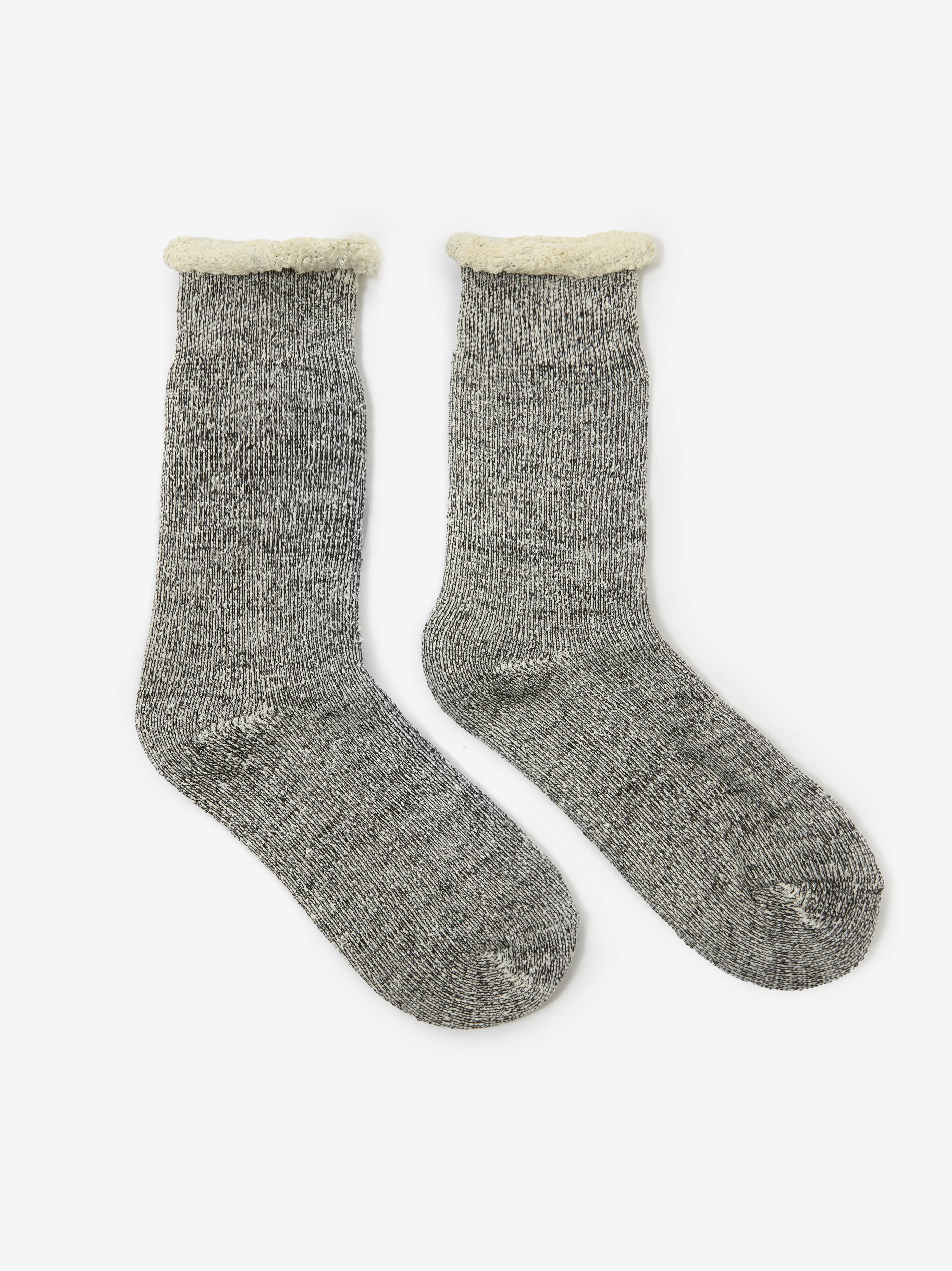 Goodhood Worldwide Double Faced Socks - Charcoal