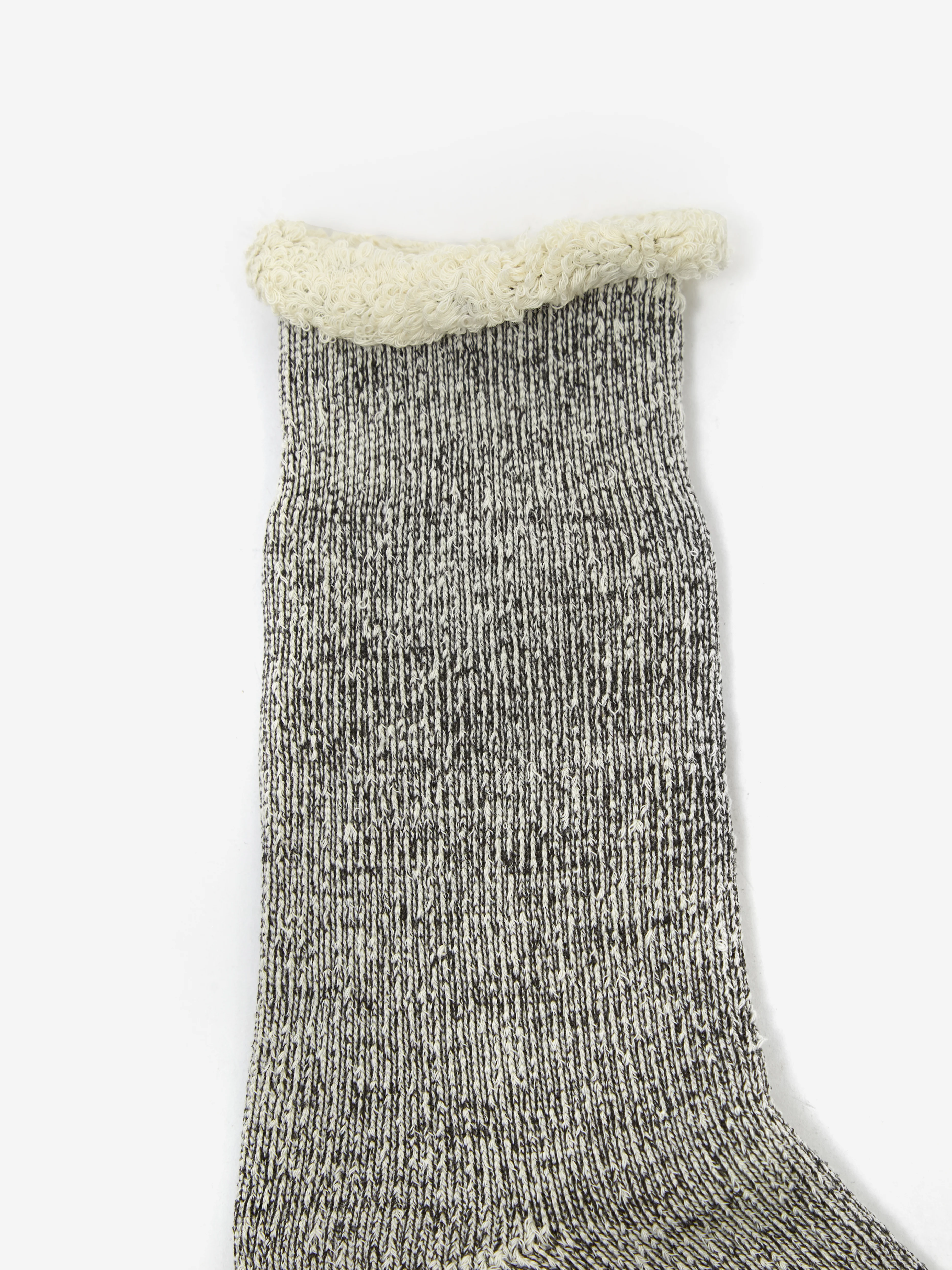 Goodhood Worldwide Double Faced Socks - Charcoal - Image 3