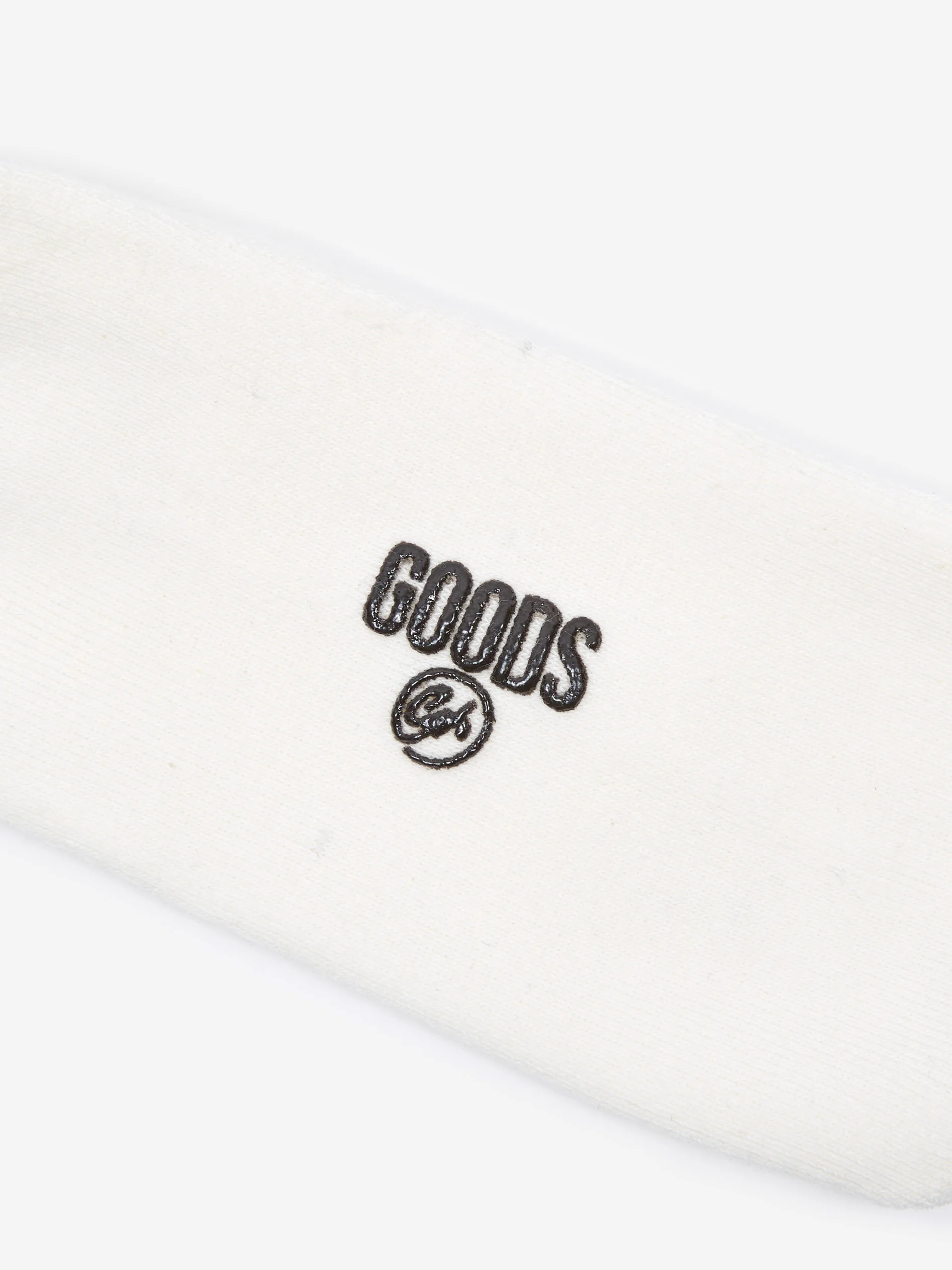 Goodhood Worldwide Flying Apple Sock - White/Black - Image 3
