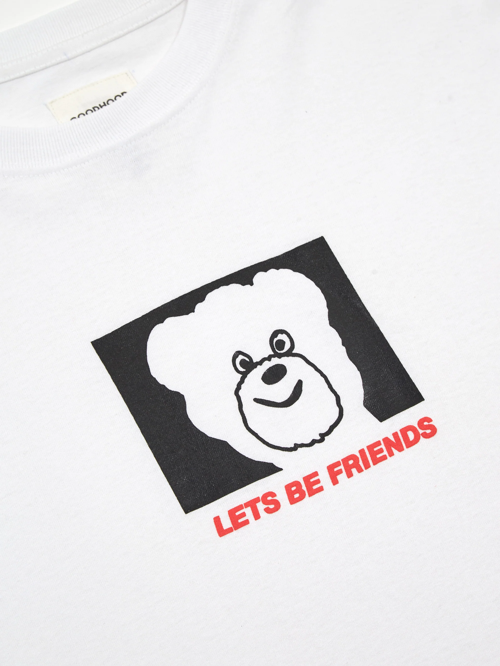 Goodhood Worldwide Friends T-Shirt - White - Image 4