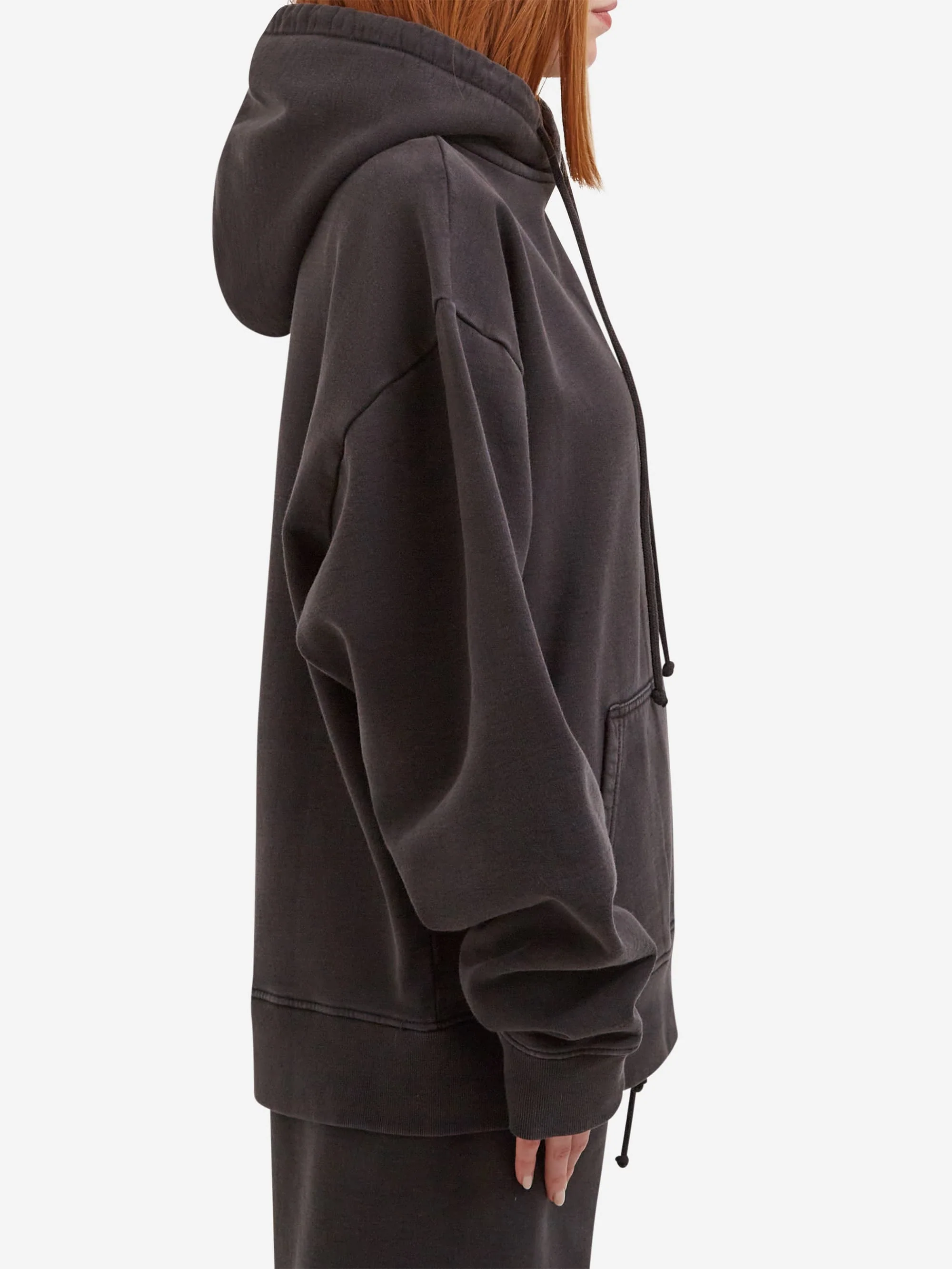 Goodhood Worldwide G Hoodie - Faded Black - Image 7