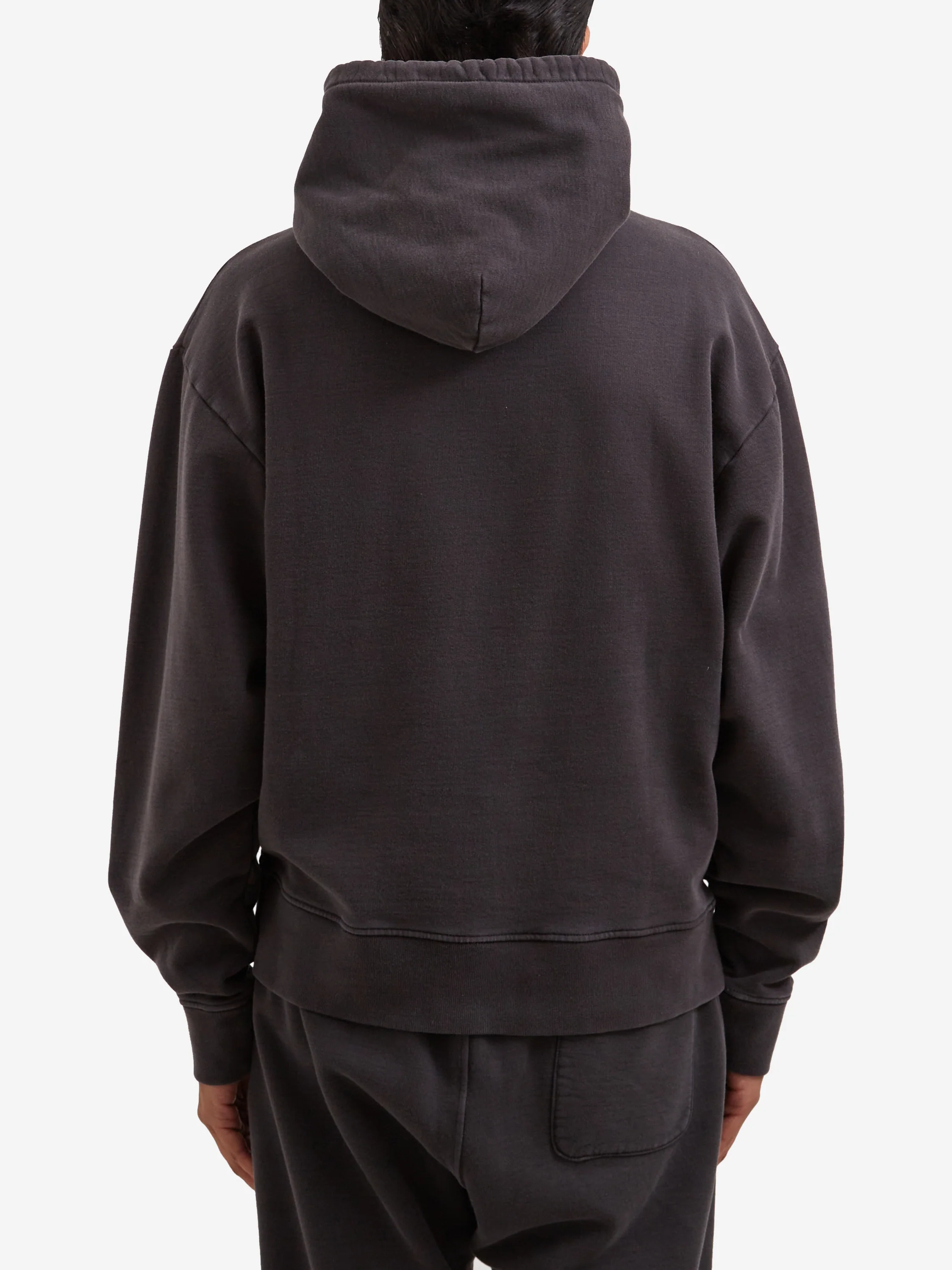 Goodhood Worldwide G Hoodie - Faded Black - Image 8