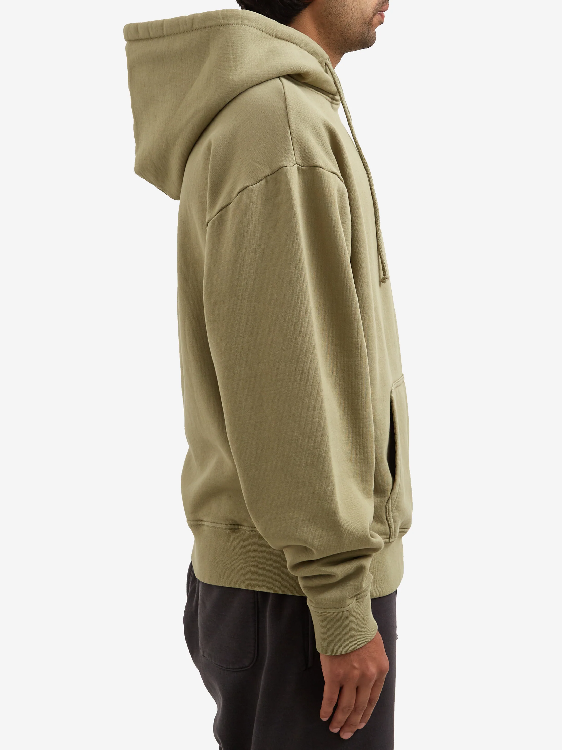 Goodhood Worldwide G Hoodie - Faded Olive - Image 5