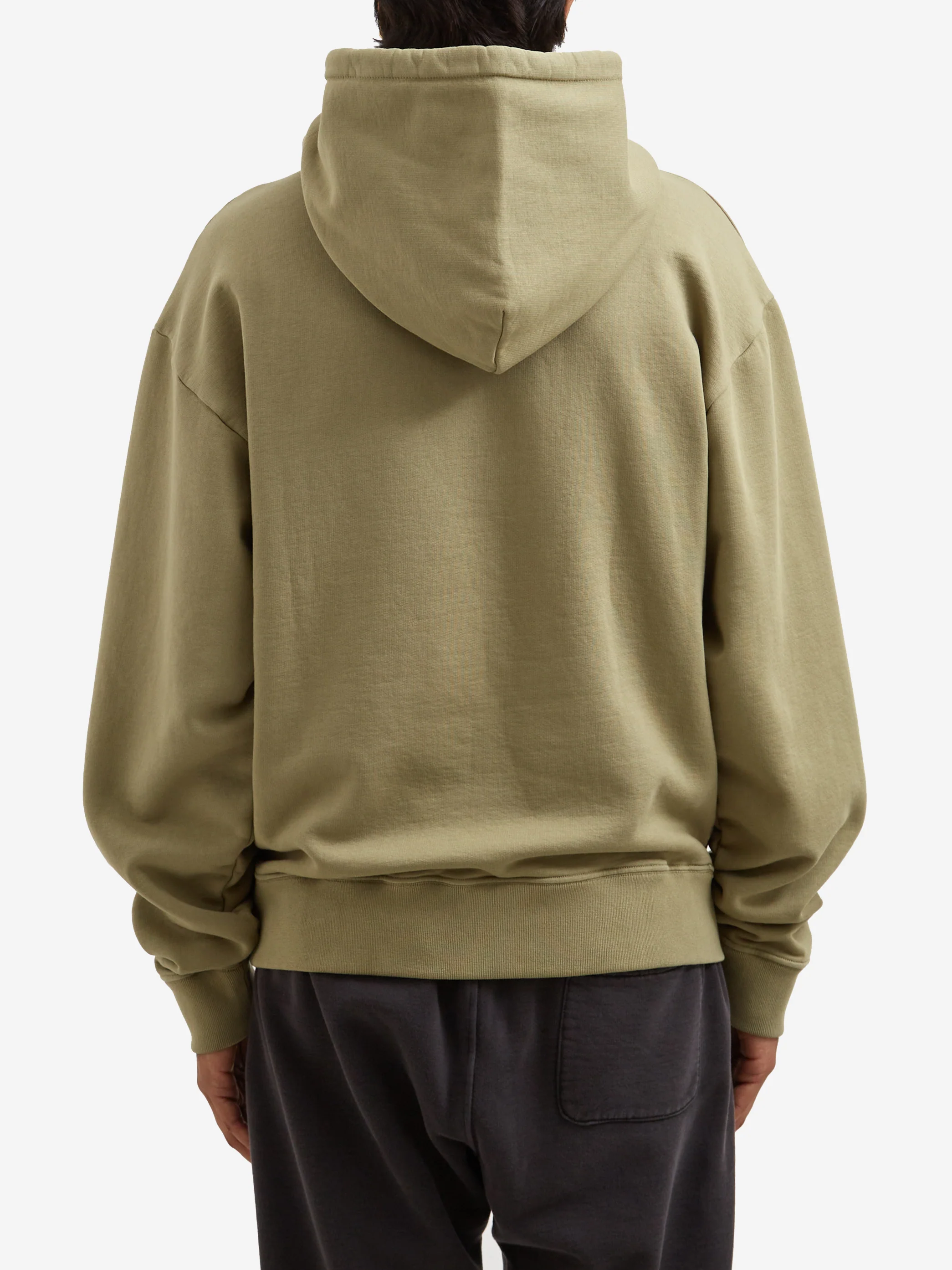 Goodhood Worldwide G Hoodie - Faded Olive - Image 6