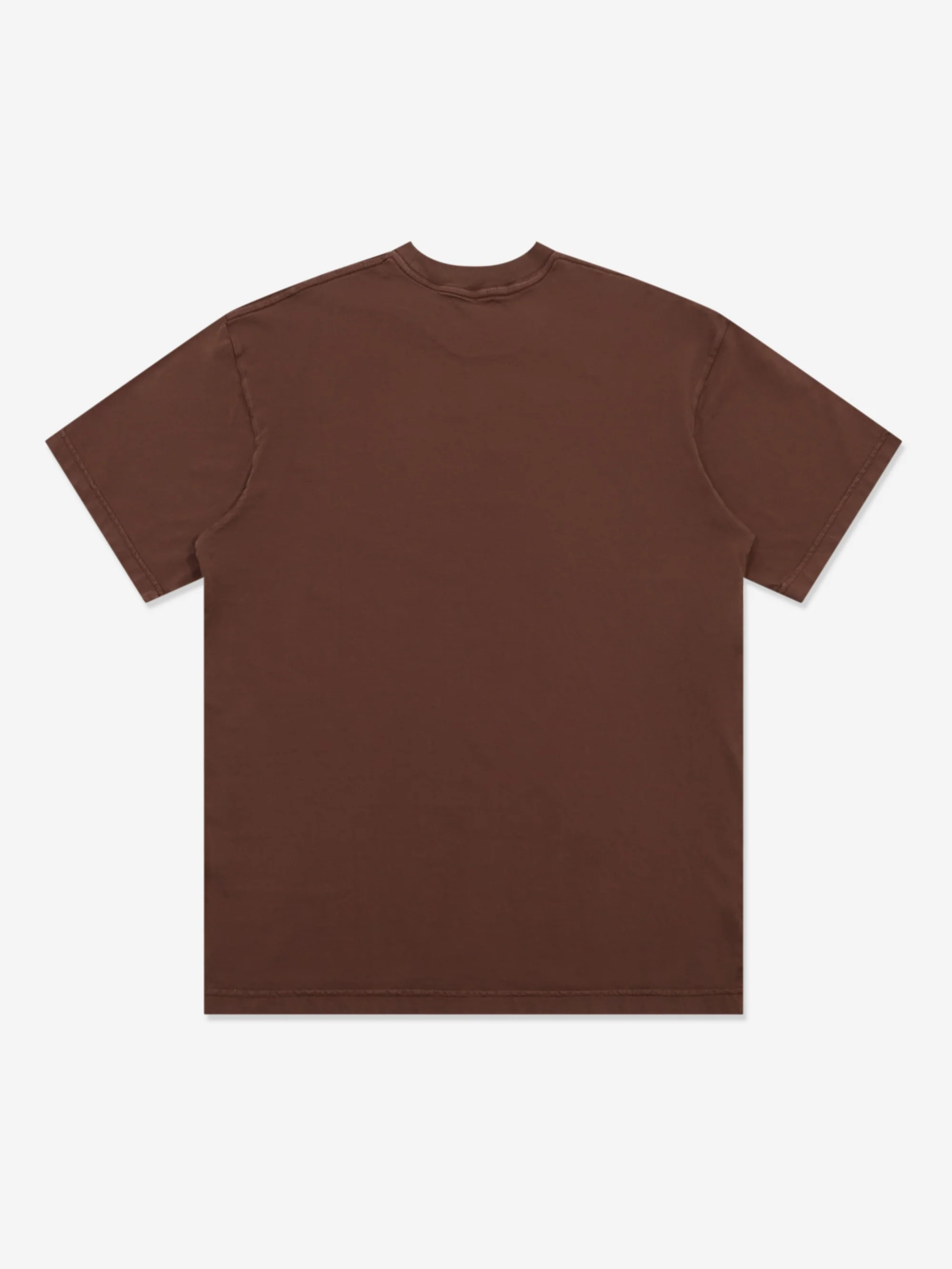 Goodhood Worldwide G T-Shirt - Faded Brown - Image 5