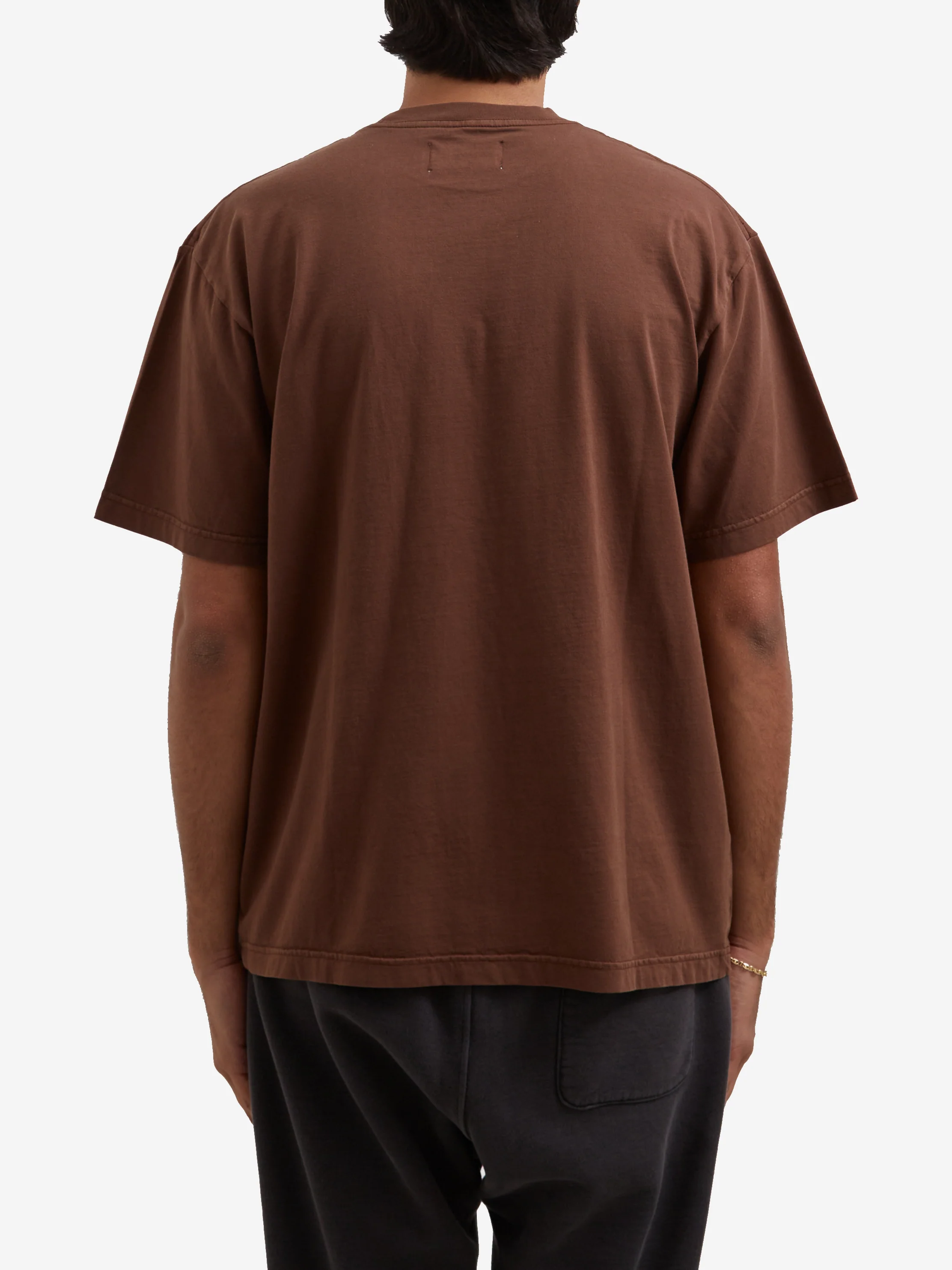 Goodhood Worldwide G T-Shirt - Faded Brown - Image 8